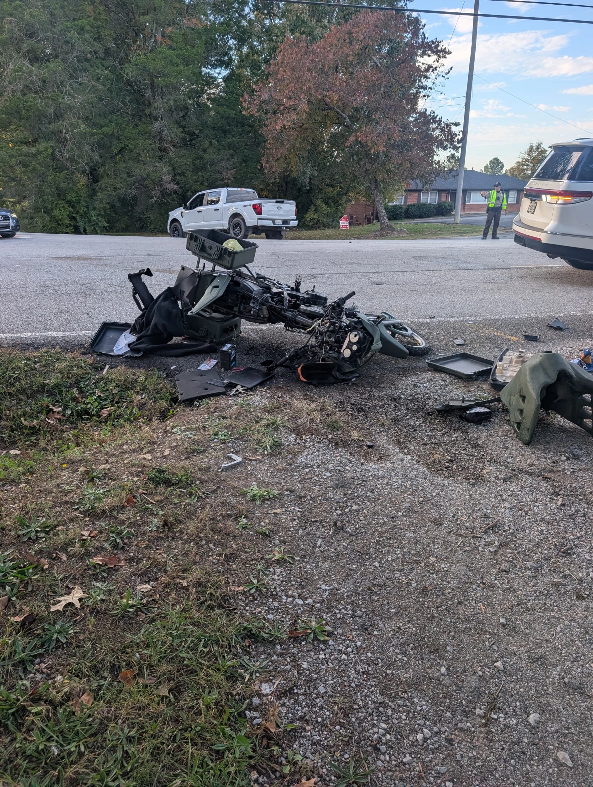 Gallery photos for Motorcycle Accident Response on Graysville Rd: Image #1
