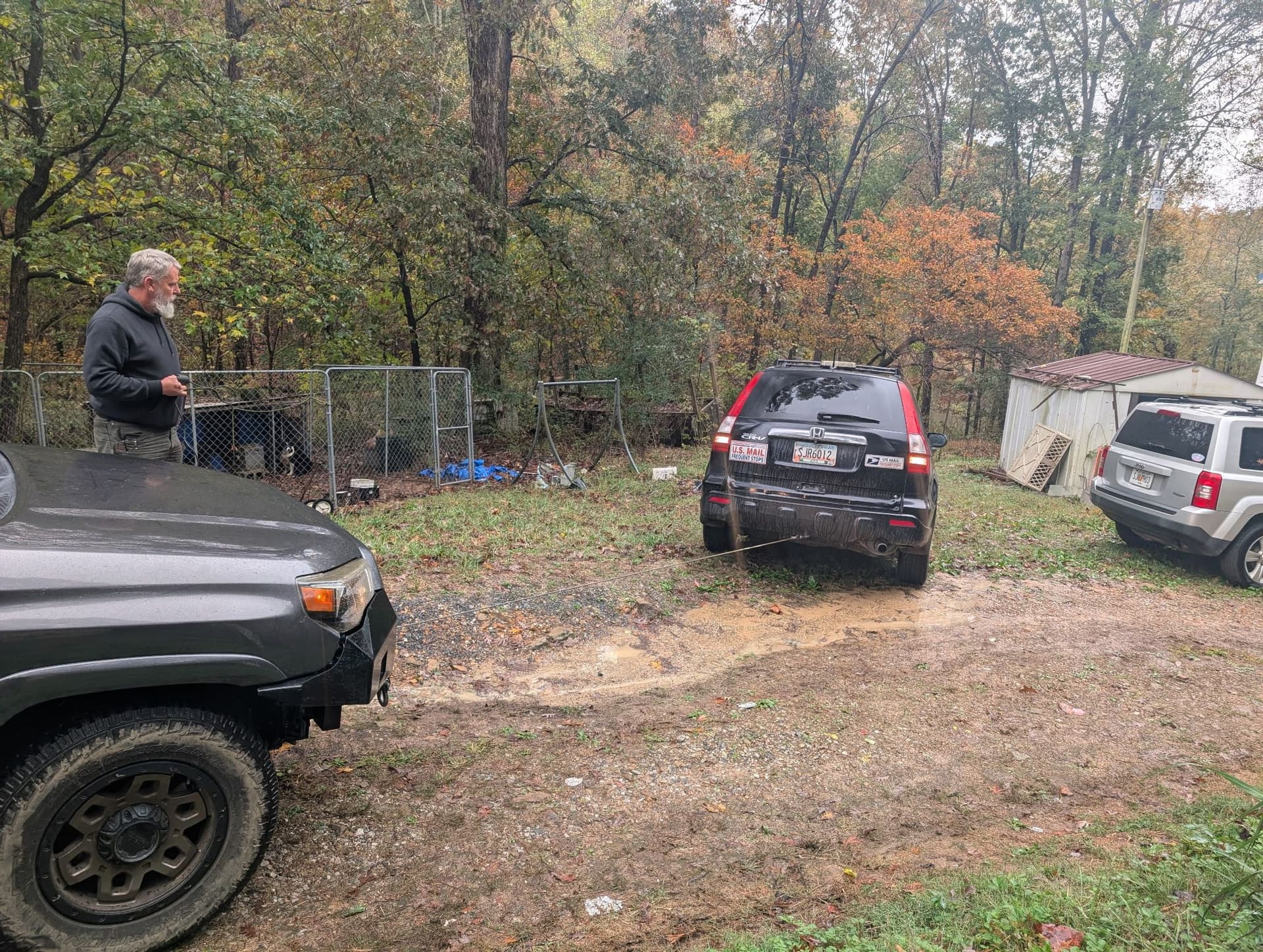 Successful Off-Road Recovery at Catoosa County Post Office