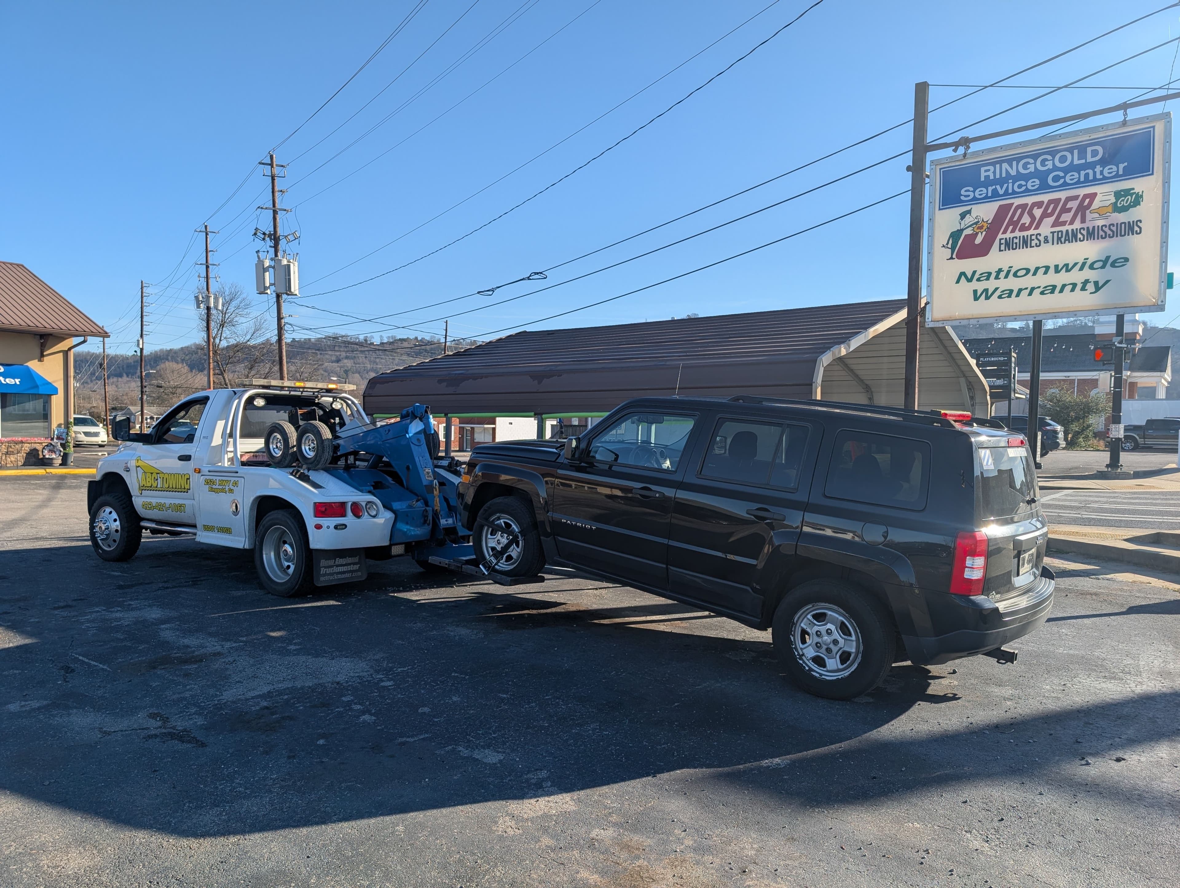Project Jeep Patriot Rescue by ABC Towing in Ringgold image