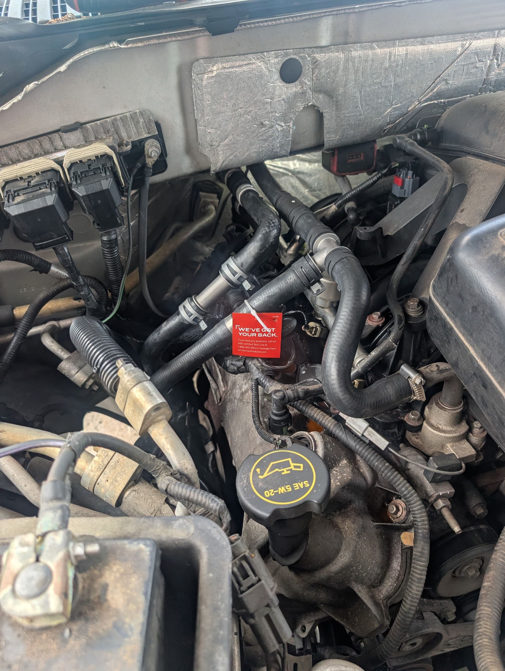 Gallery photos for Blown Heater Hose Repair on a Ford Expedition: Image #3