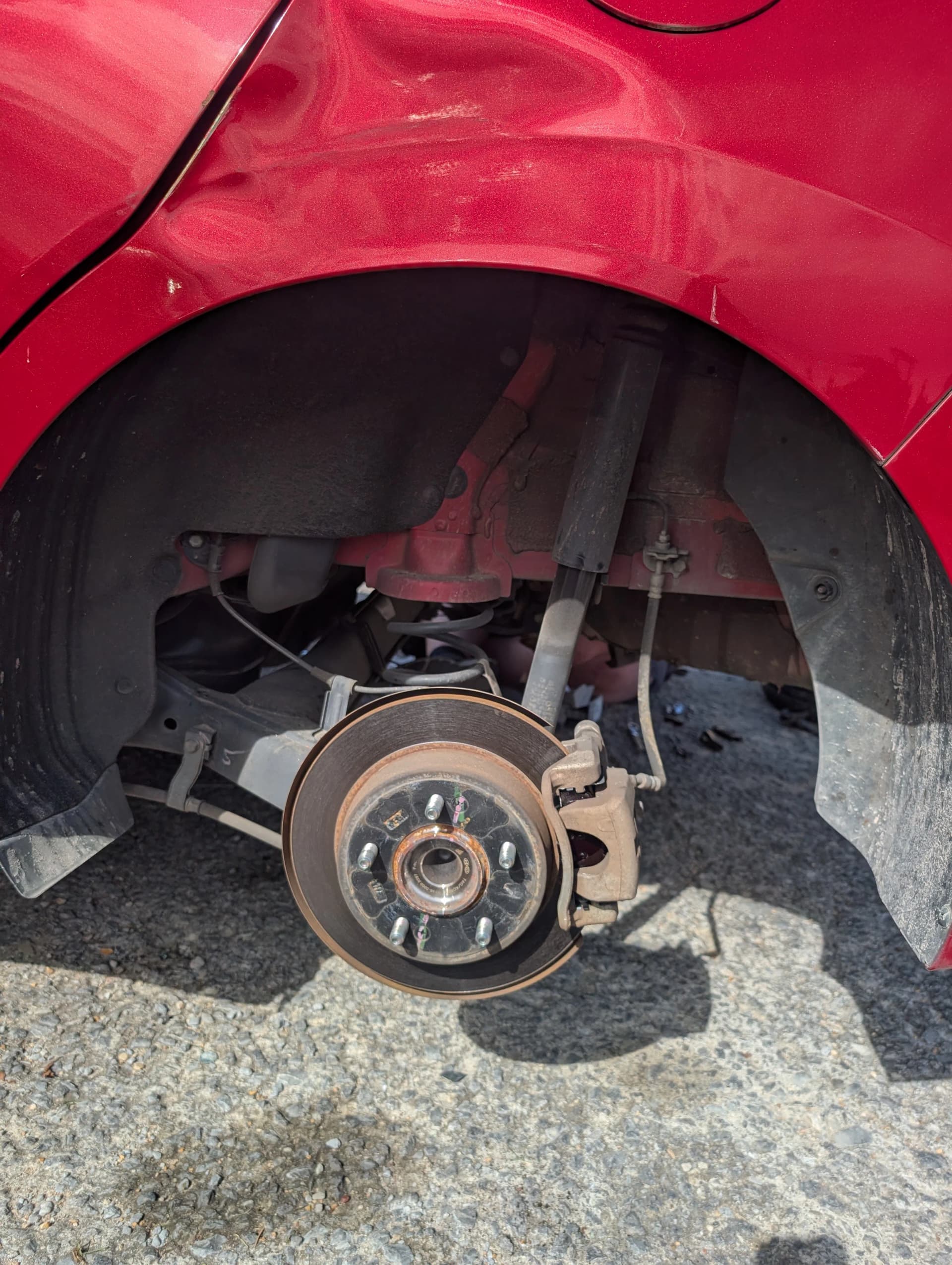 Gallery photos for Front and Rear Brake Pad Replacement on a Hyundai Elantra: Image #9