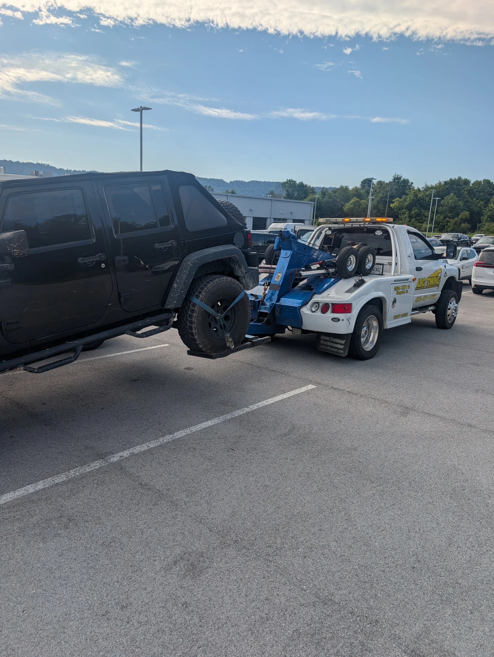 Gallery photos for Jeep Wrangler Tow to the Dealer in Ringgold: Image #2