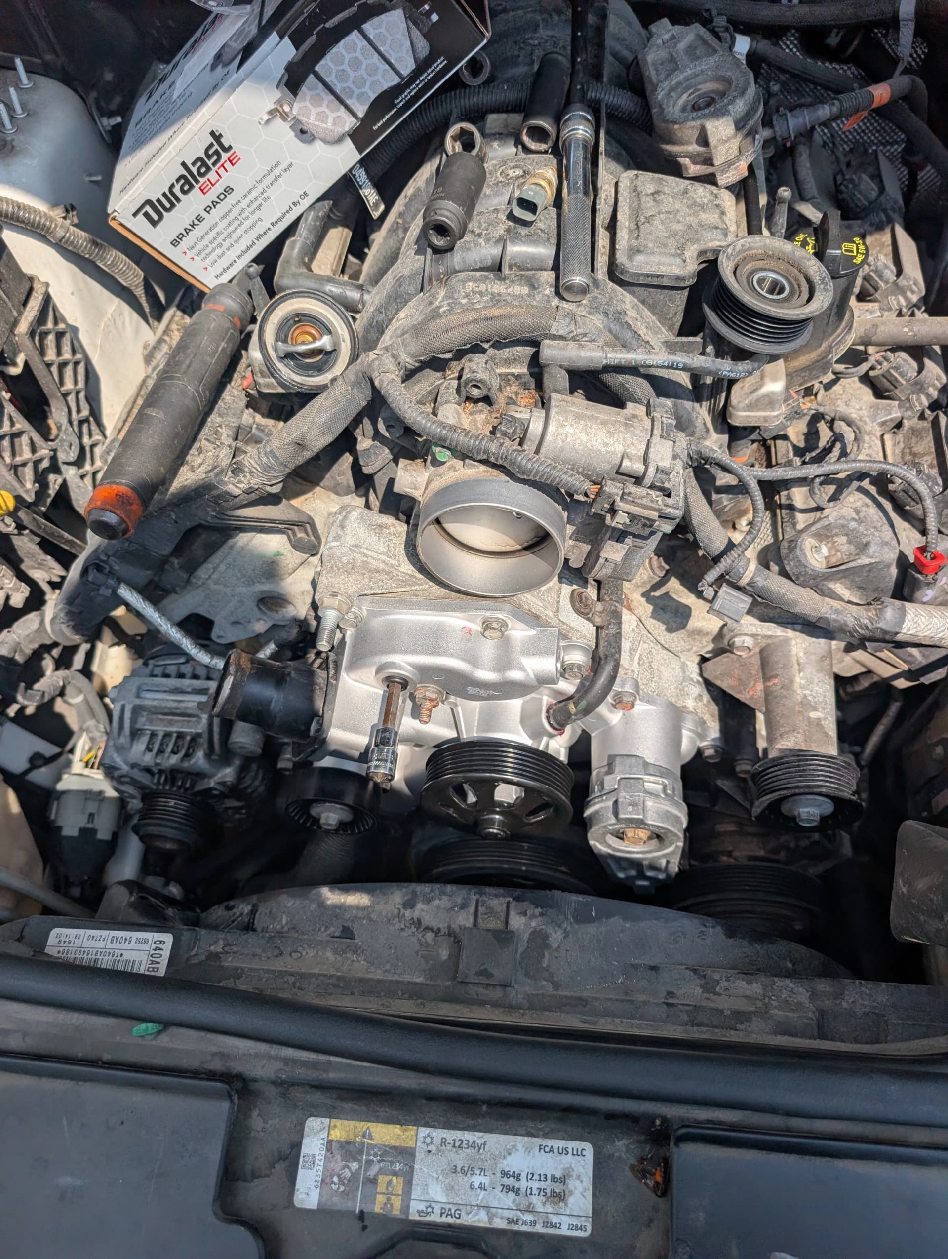 Gallery photos for Dodge Durango 5.7 Hemi Water Pump Replacement and Brake Service: Image #8