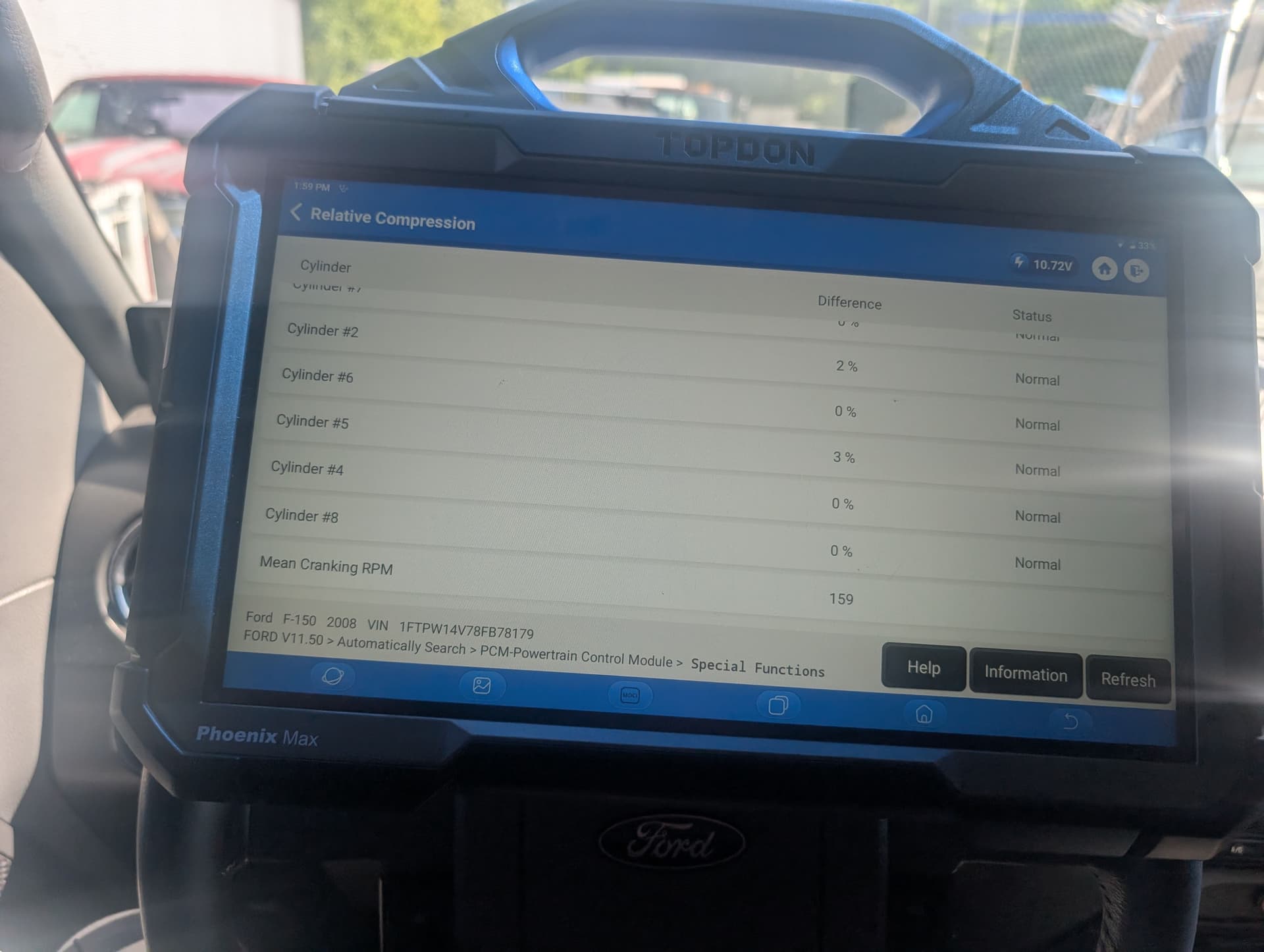 Gallery photos for Deep Diagnostic Scan on a 2008 Ford F-150 Losing Power: Image #9