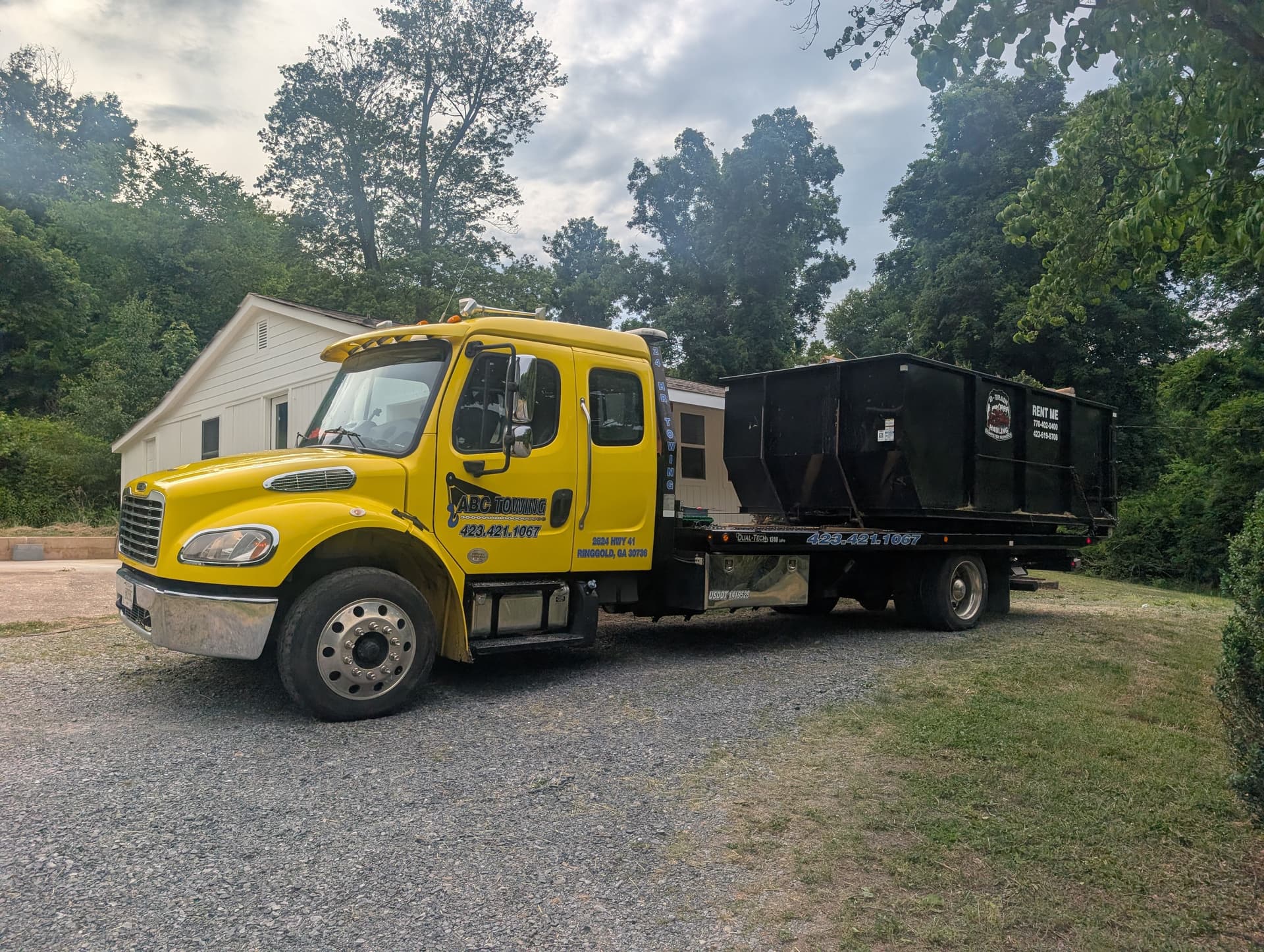 Roll-Off Dumpster Hauled from Dalton to Ringgold image