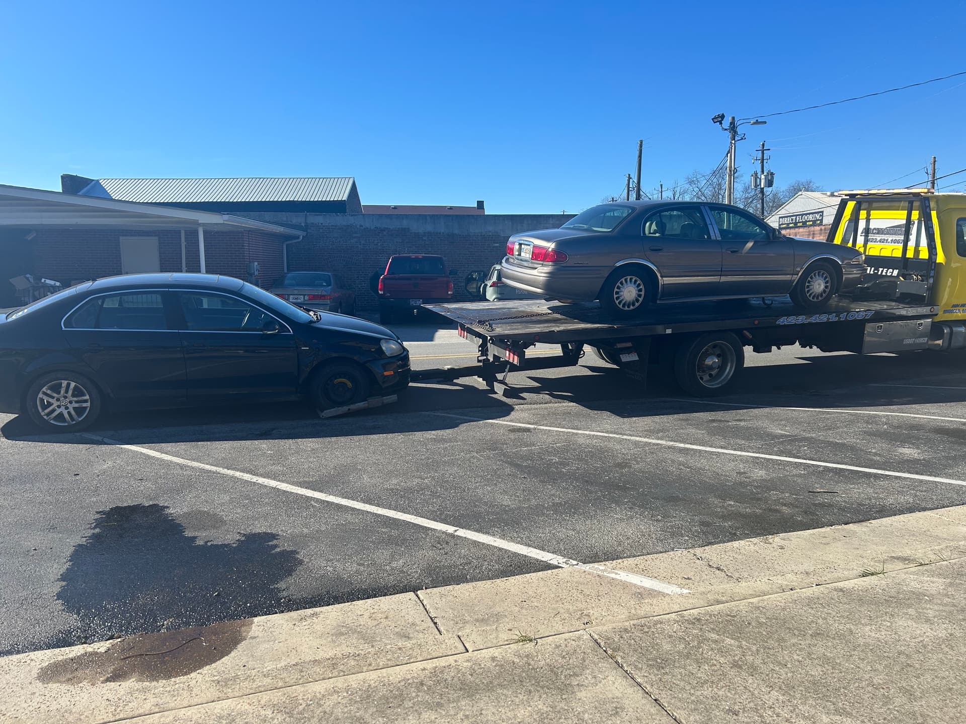 Gallery photos for Efficient Towing in Ringgold GA - Two Cars with One Rollback: Image #1
