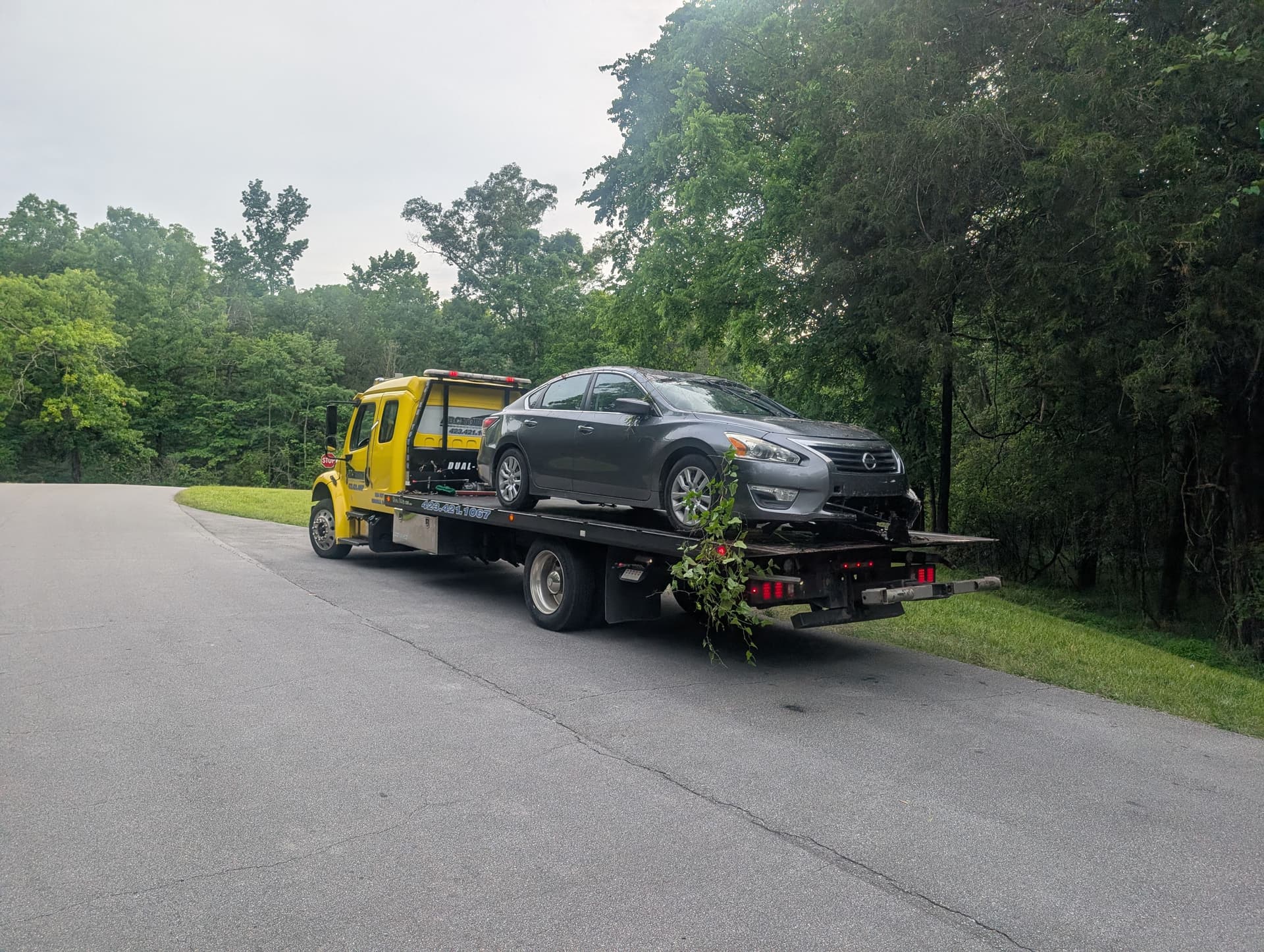 Gallery photos for Rollover Recovery and Tow After a Serious Crash in Ringgold: Image #8