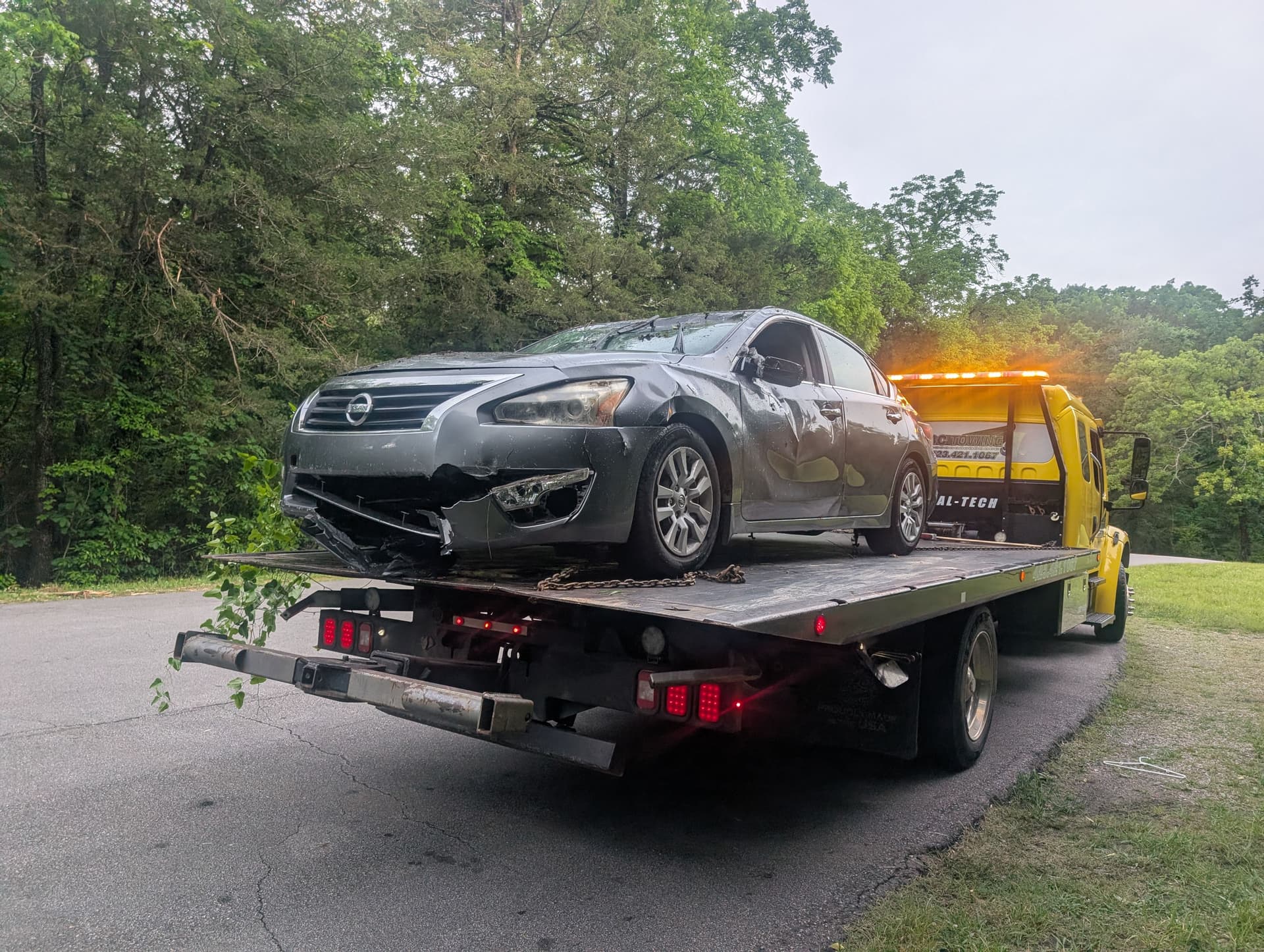 Gallery photos for Rollover Recovery and Tow After a Serious Crash in Ringgold: Image #7
