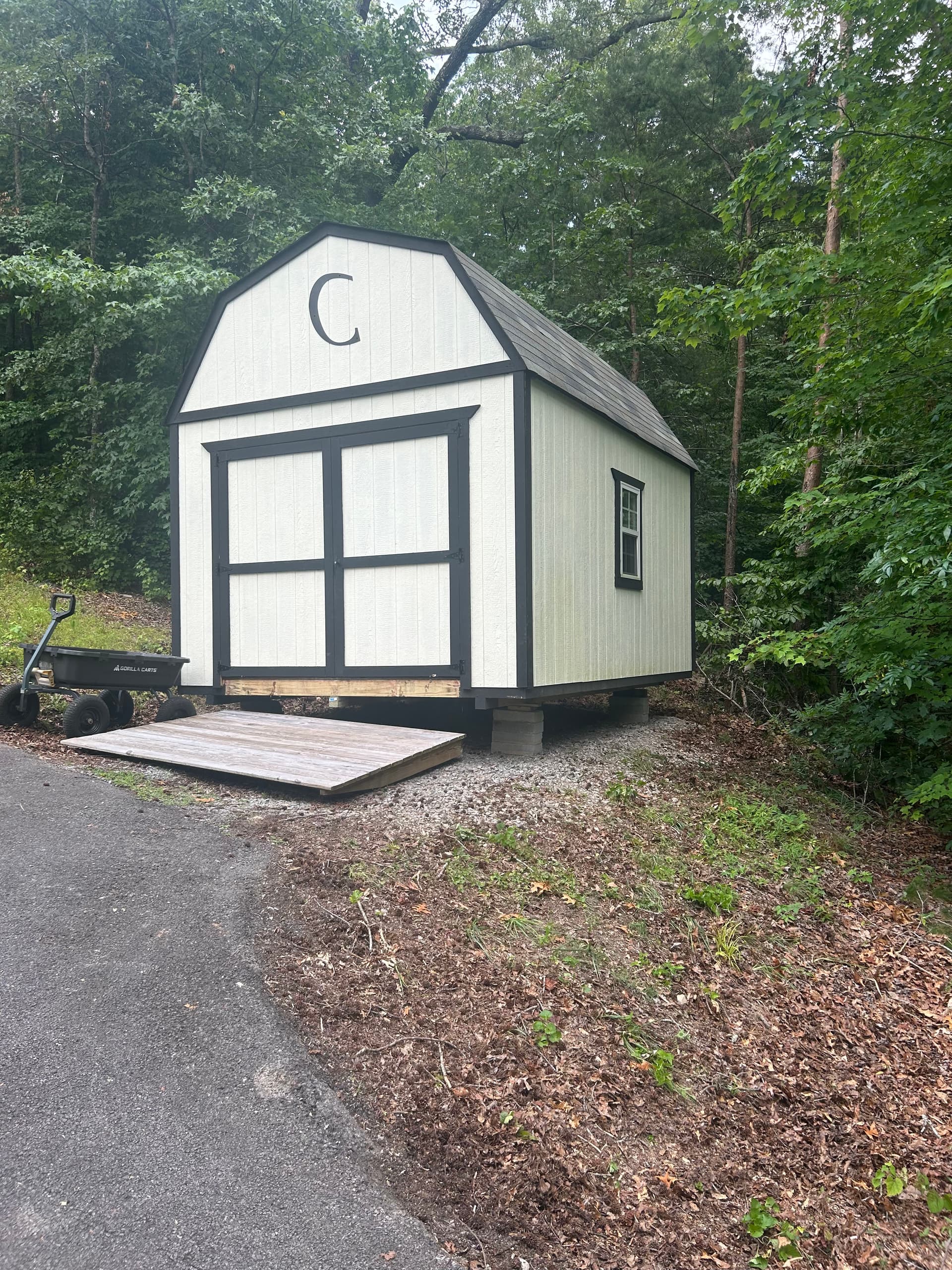 Gallery photos for Shed Relocated and Leveled to Make Room for a Home Addition: Image #9