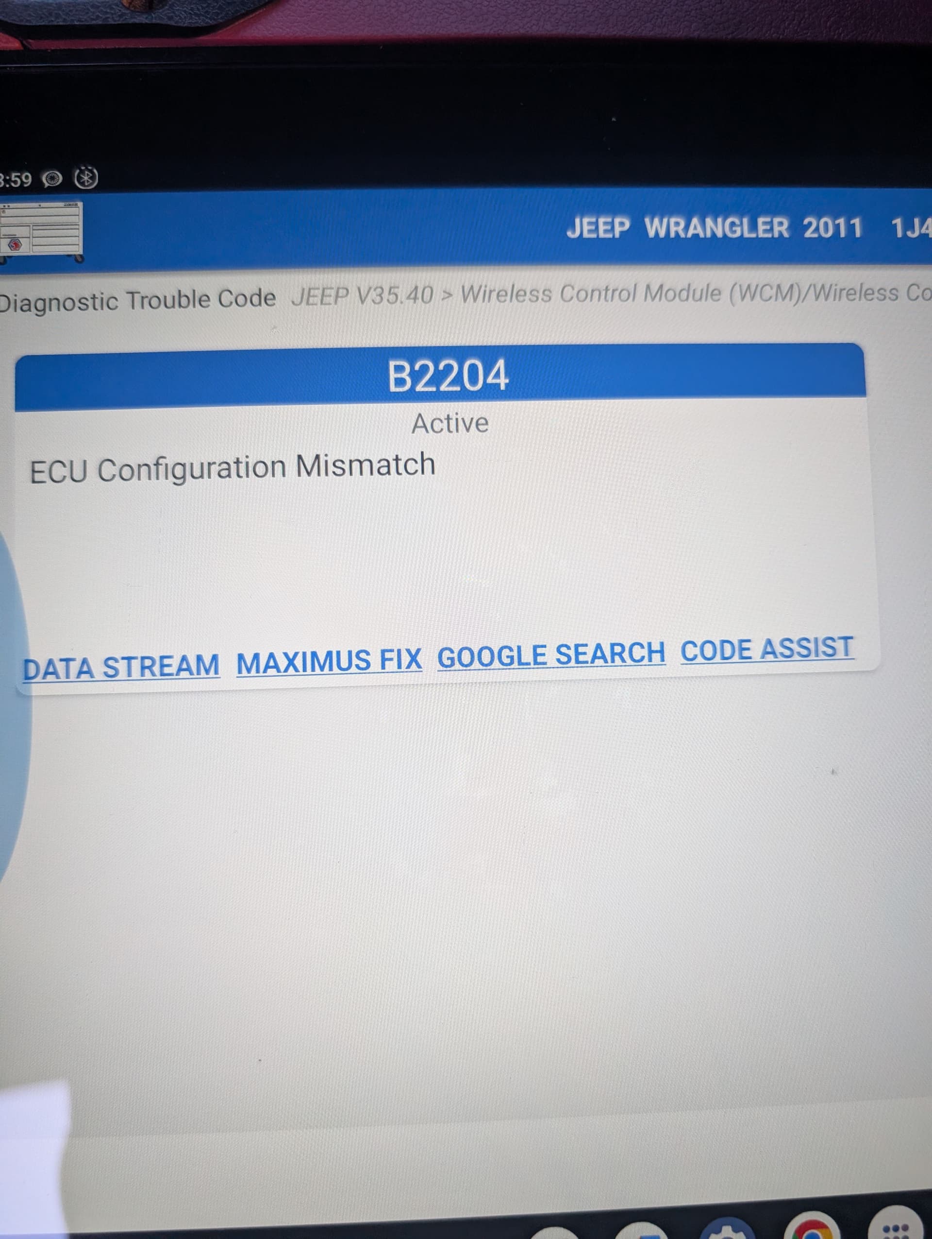 Gallery photos for Diagnosing a 2011 Jeep Wrangler: Image #7