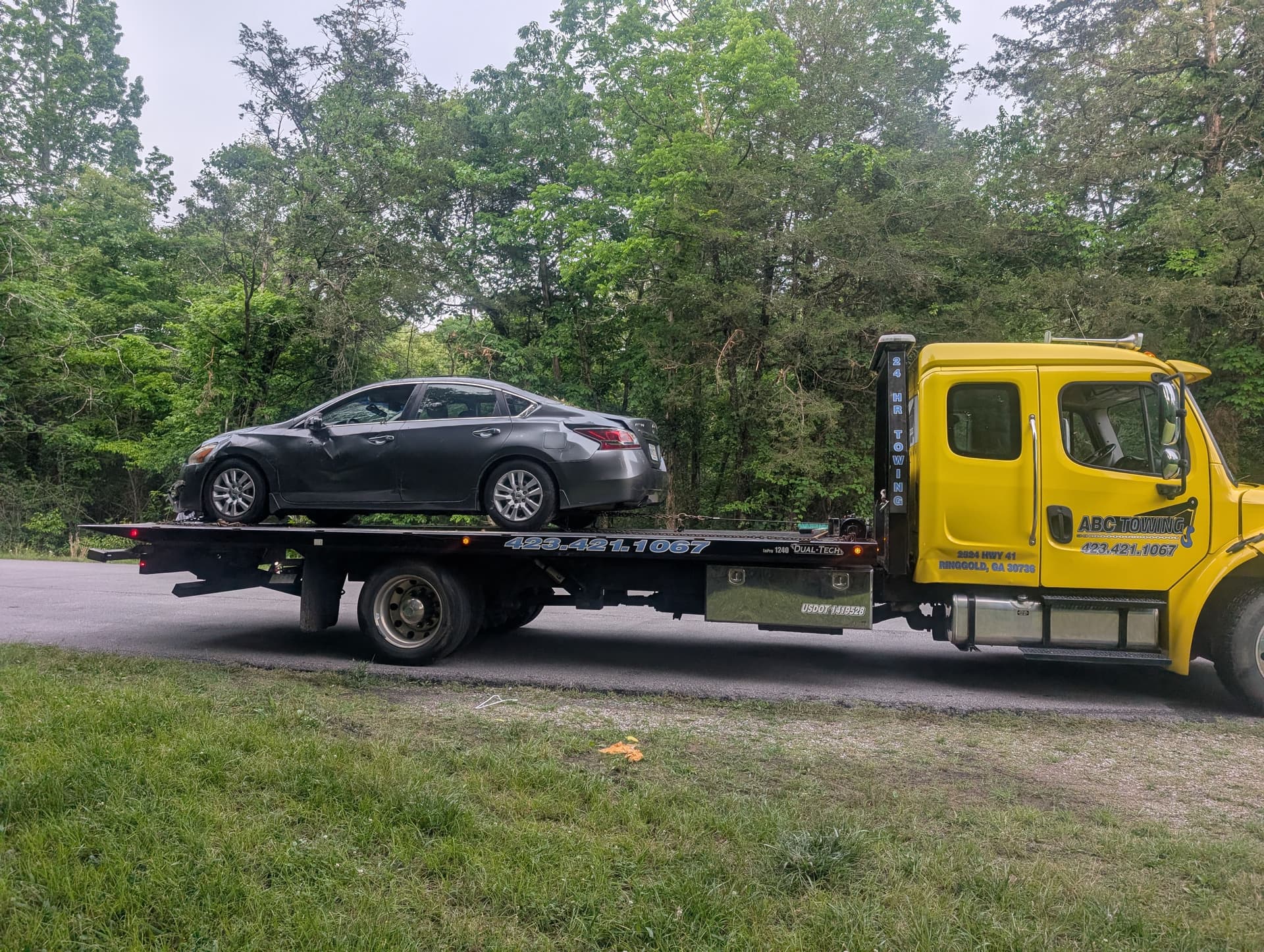 Gallery photos for Rollover Recovery and Tow After a Serious Crash in Ringgold: Image #6