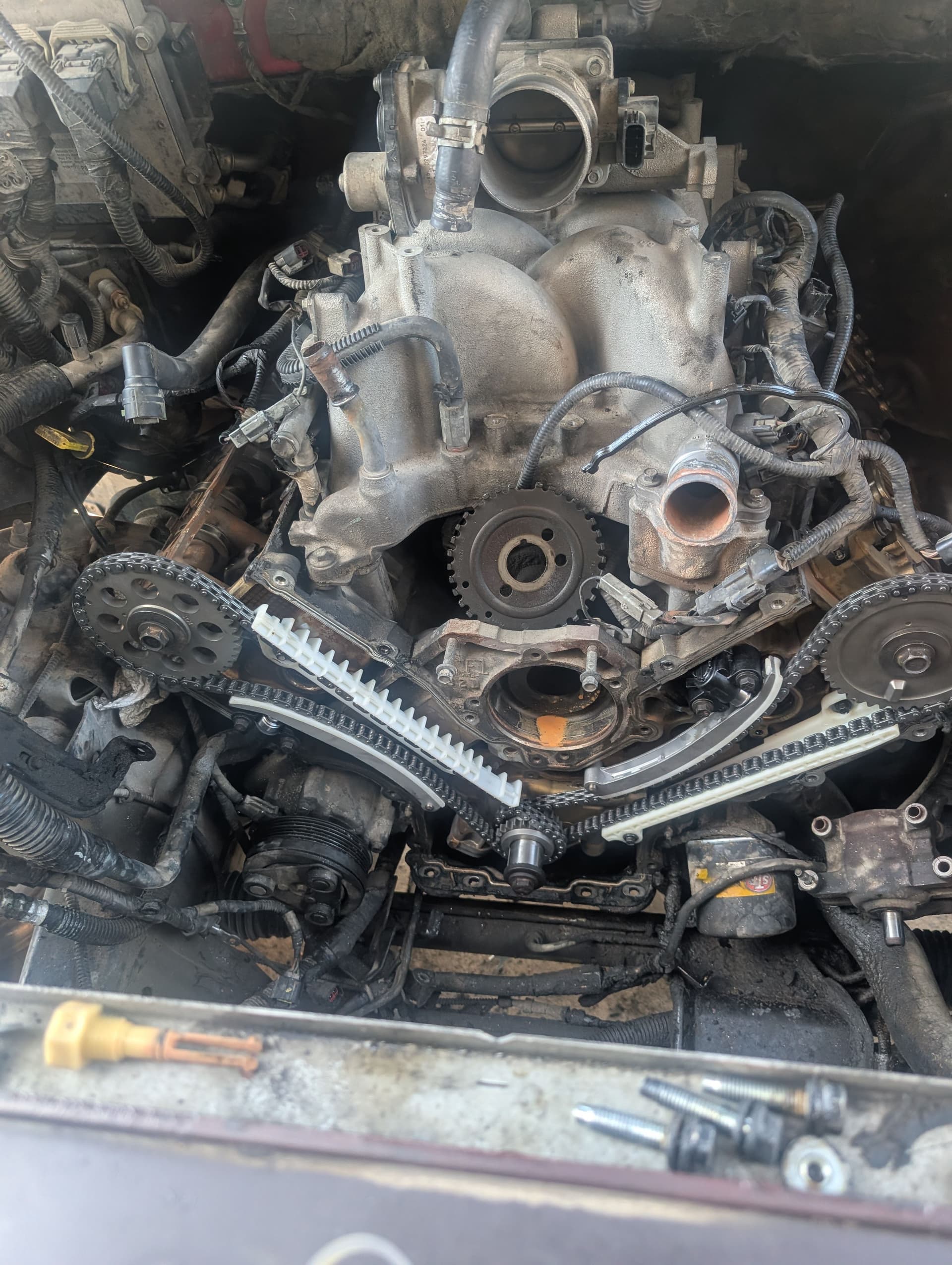 Timing Chain Replacement on a 2004 Ford 4.6 image