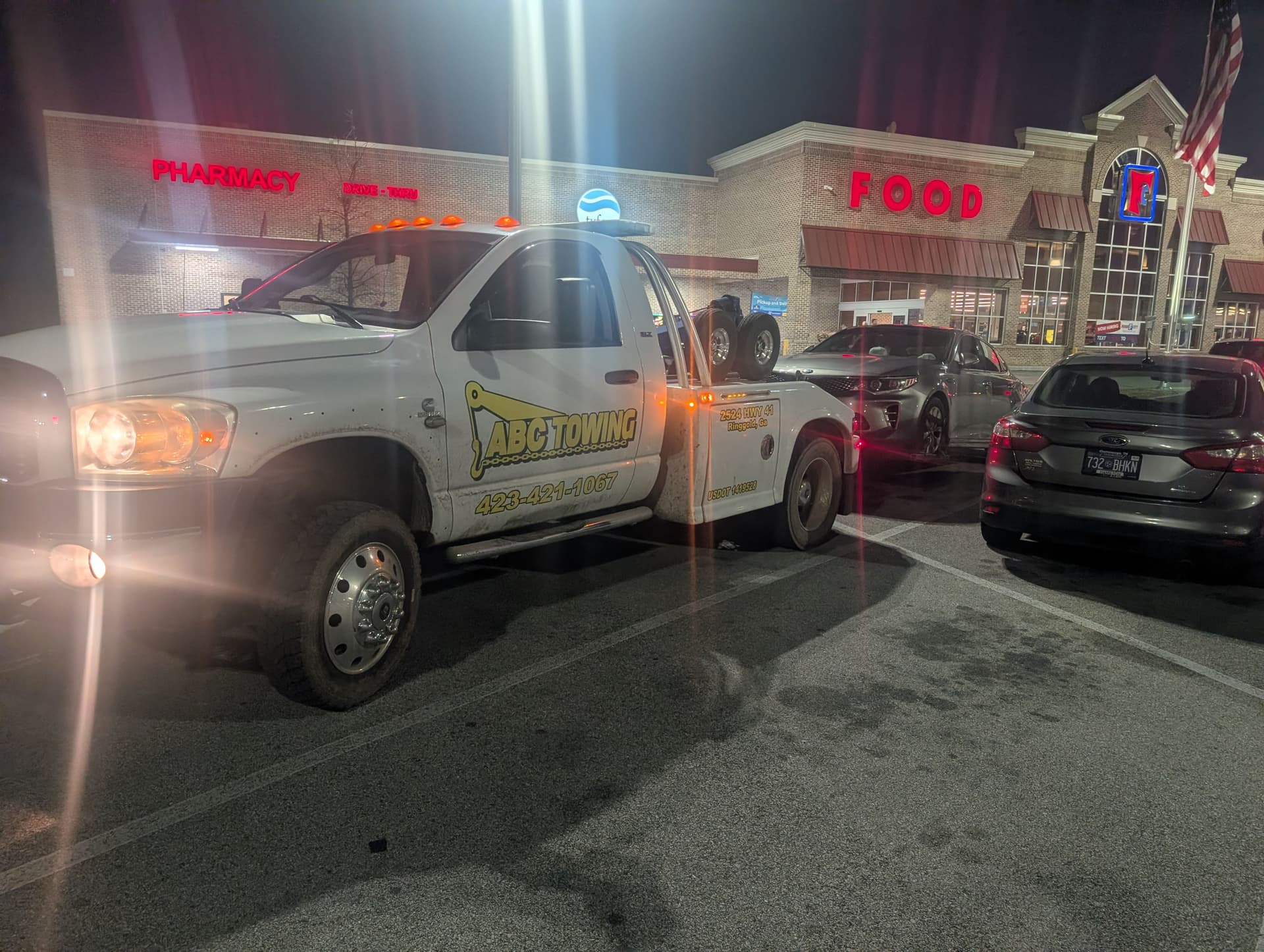 Gallery photos for Quick Rescue by ABC Towing from Food City to Tunnel Hill GA: Image #4