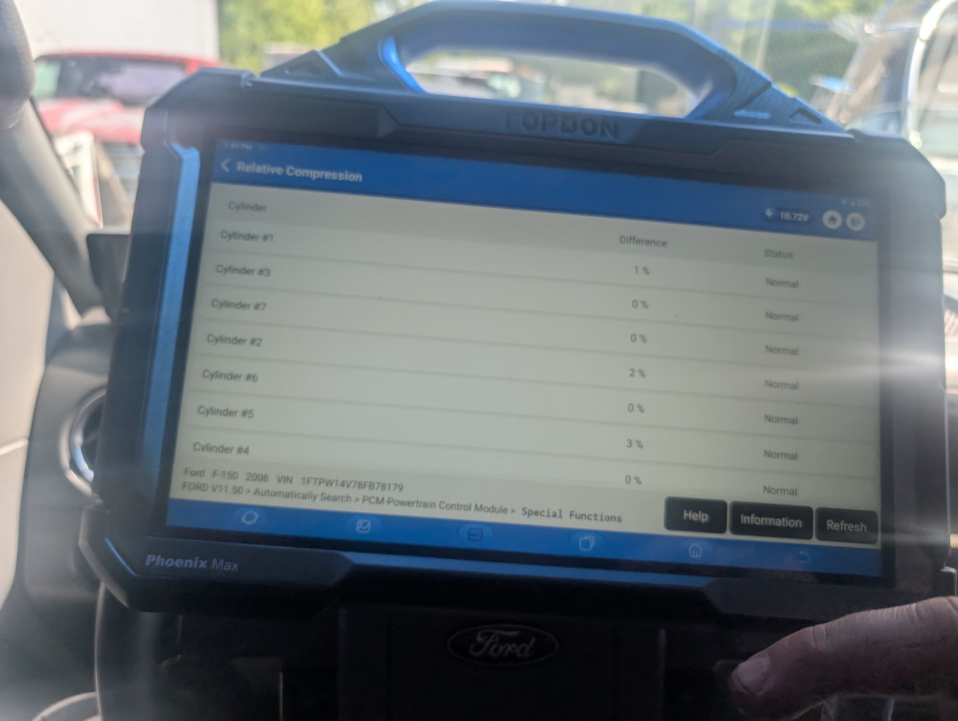 Gallery photos for Deep Diagnostic Scan on a 2008 Ford F-150 Losing Power: Image #8
