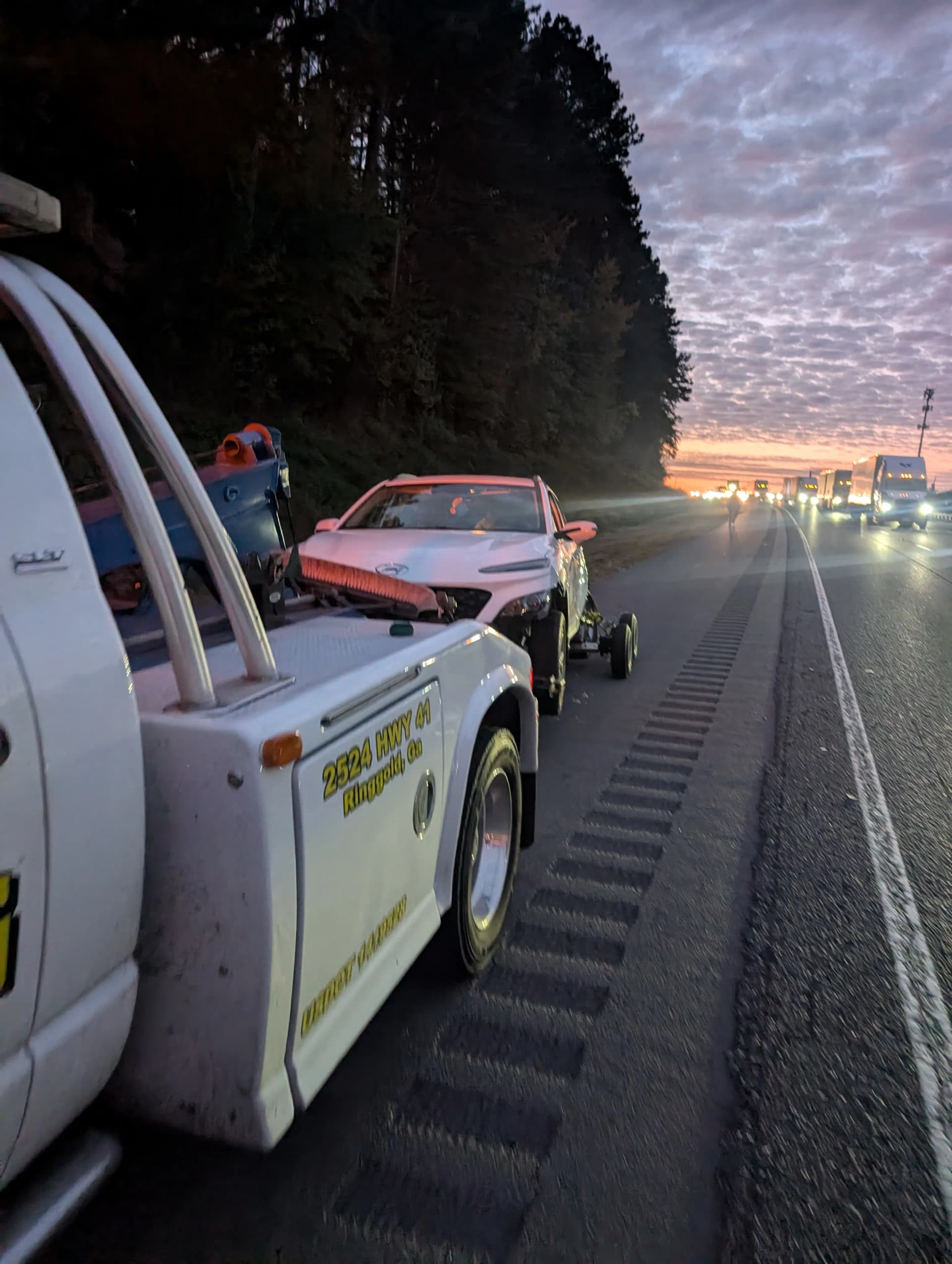 Gallery photos for Car vs. Semi Accident Recovery on I-75: Image #6