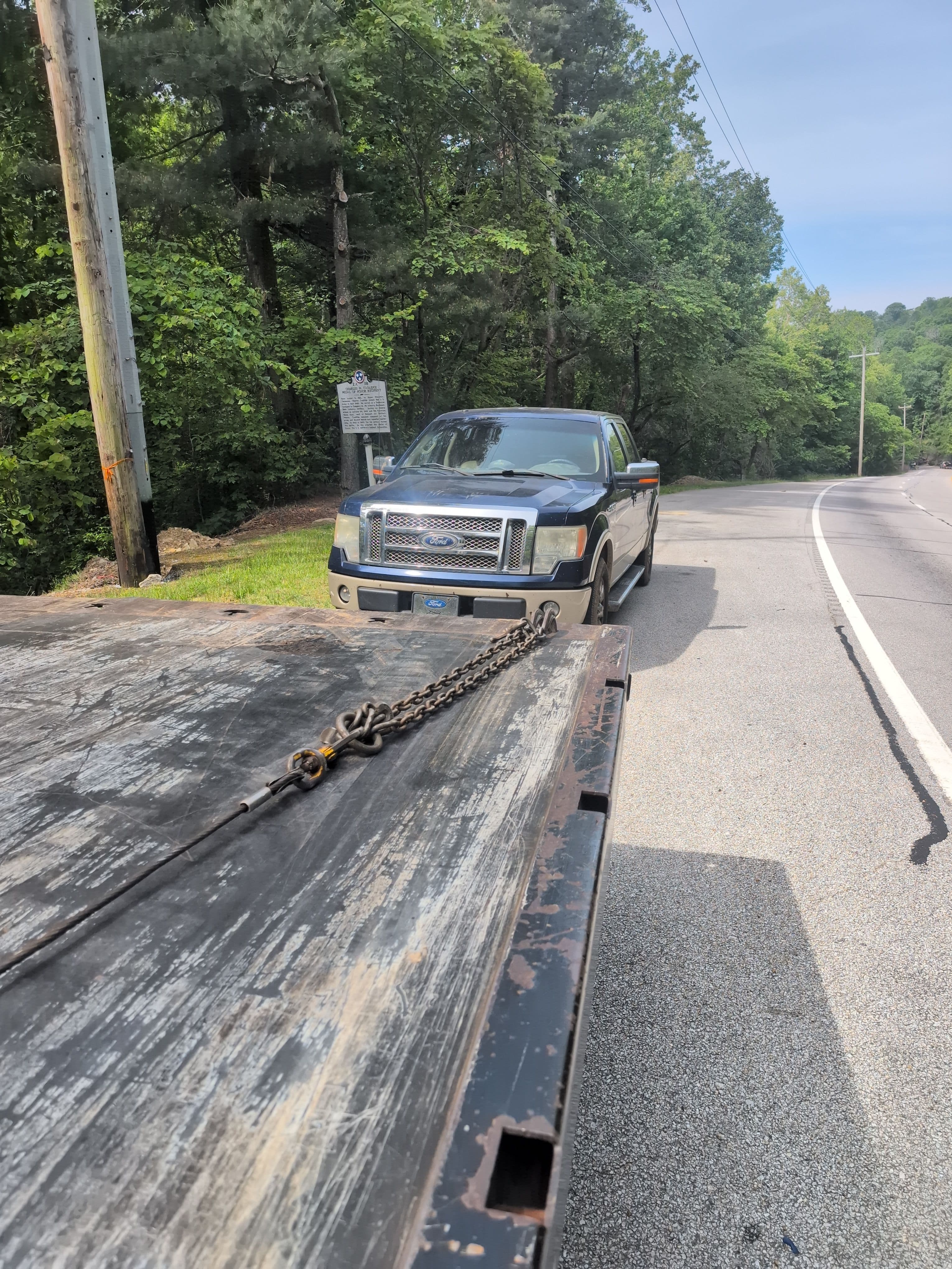 Project Transmission Trouble Tow from Signal Mountain to the Shop image