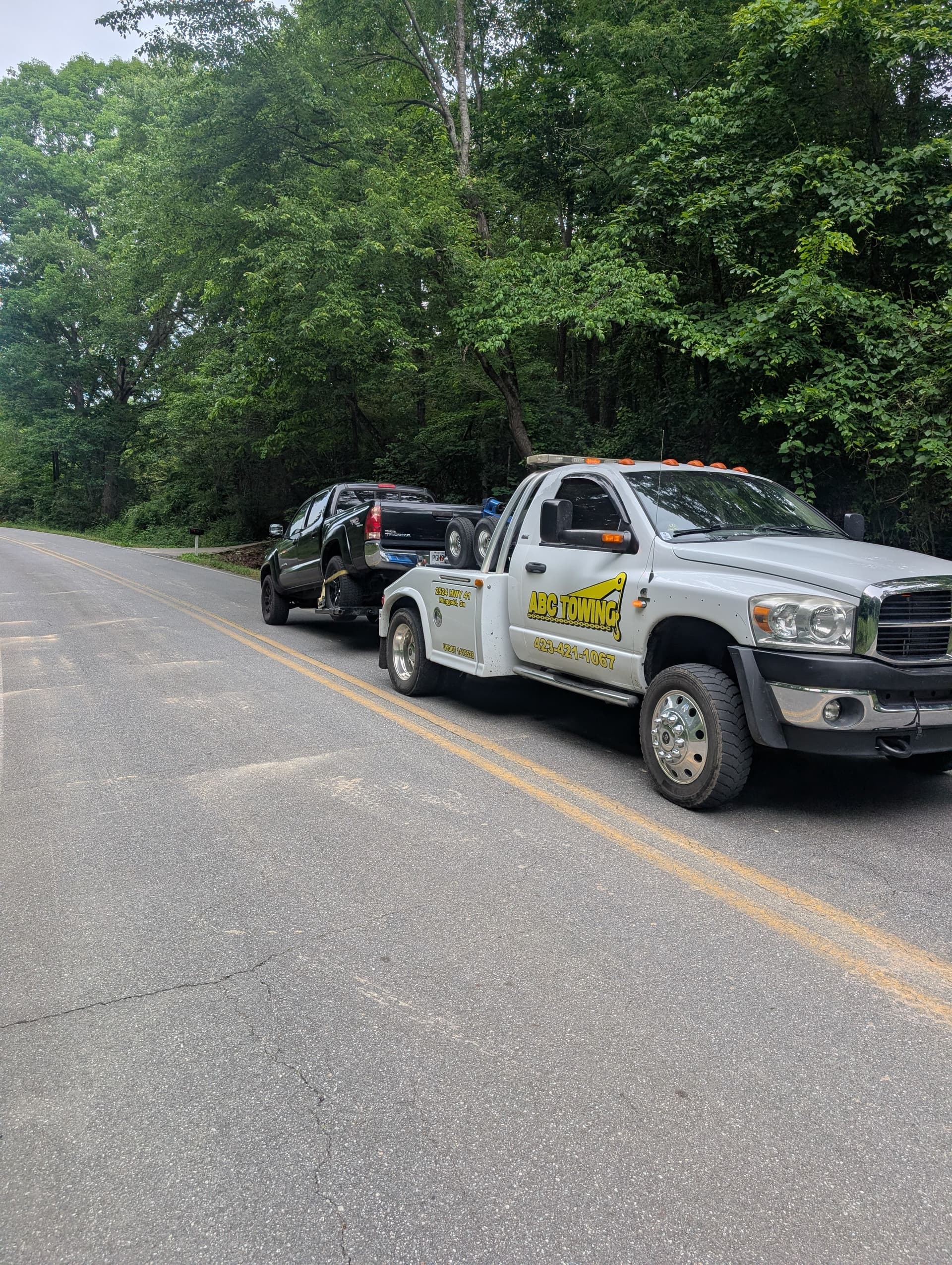 Toyota Tacoma Towed Safely to Fort Oglethorpe for Repairs image