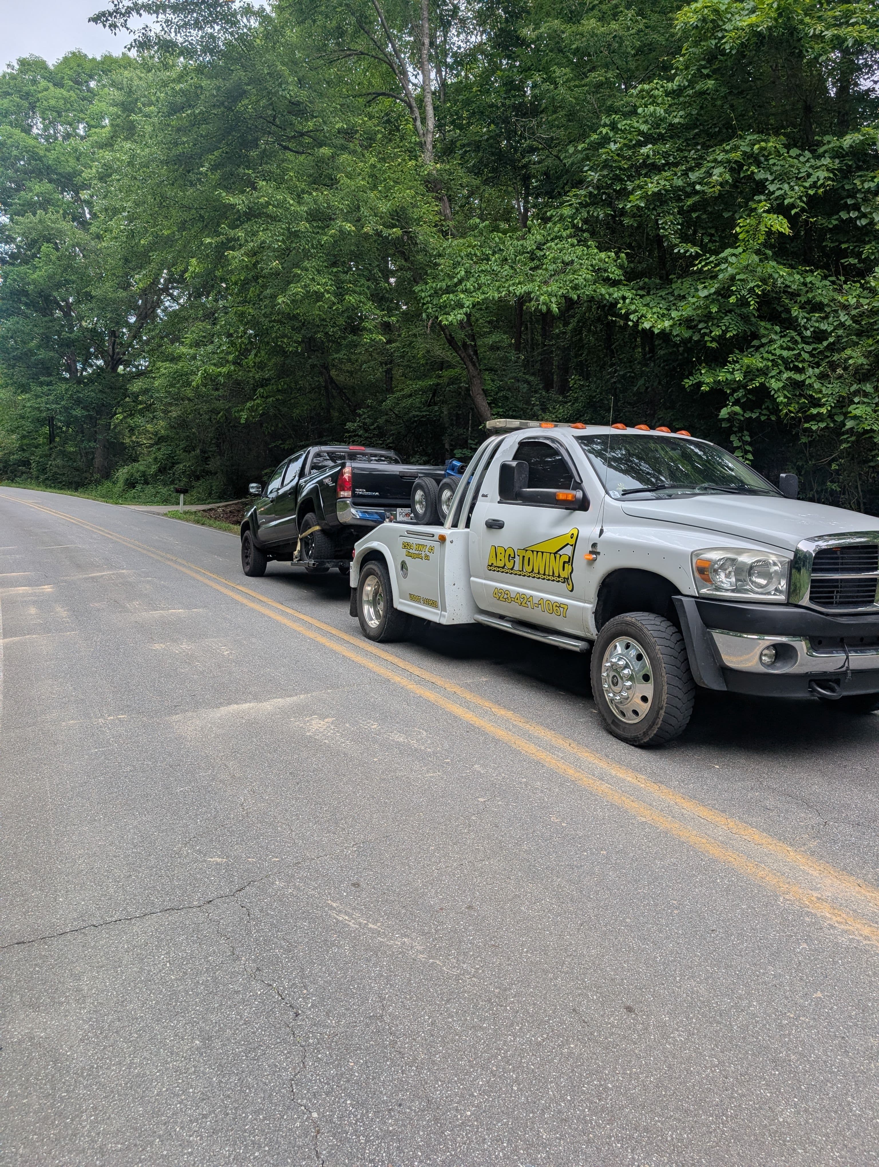 Project Toyota Tacoma Towed Safely to Fort Oglethorpe for Repairs image