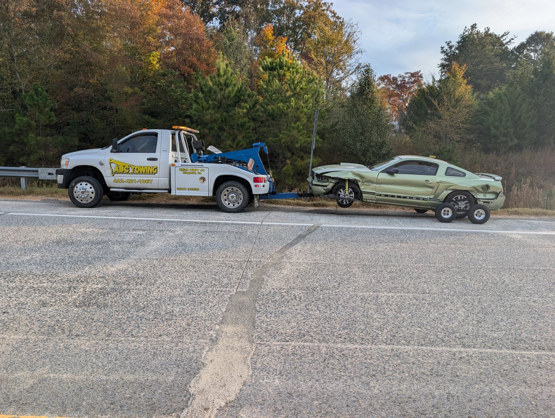 Gallery photos for Accident Recovery Towing on I-75 Northbound Ringgold GA: Image #2