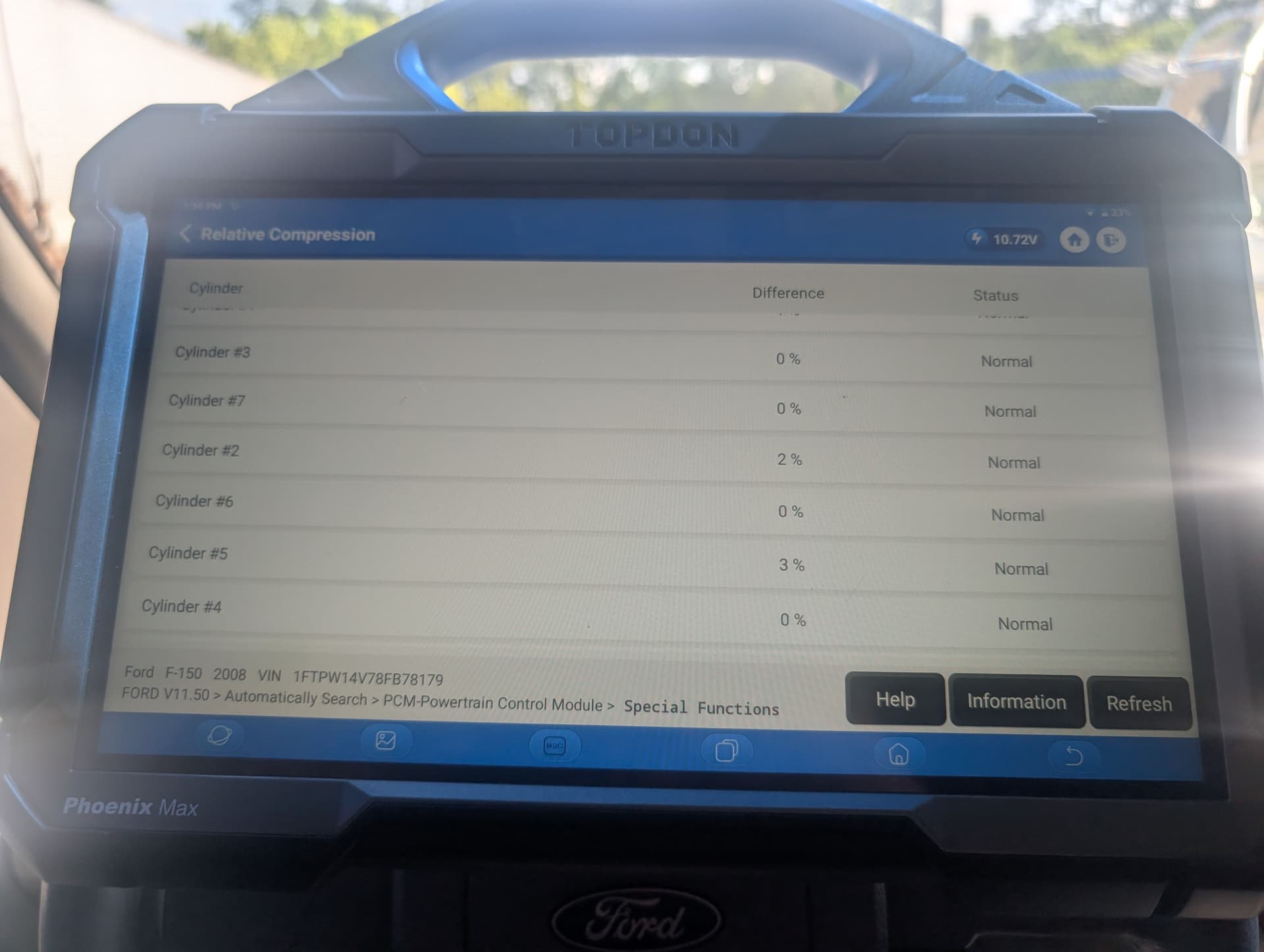 Gallery photos for Deep Diagnostic Scan on a 2008 Ford F-150 Losing Power: Image #7
