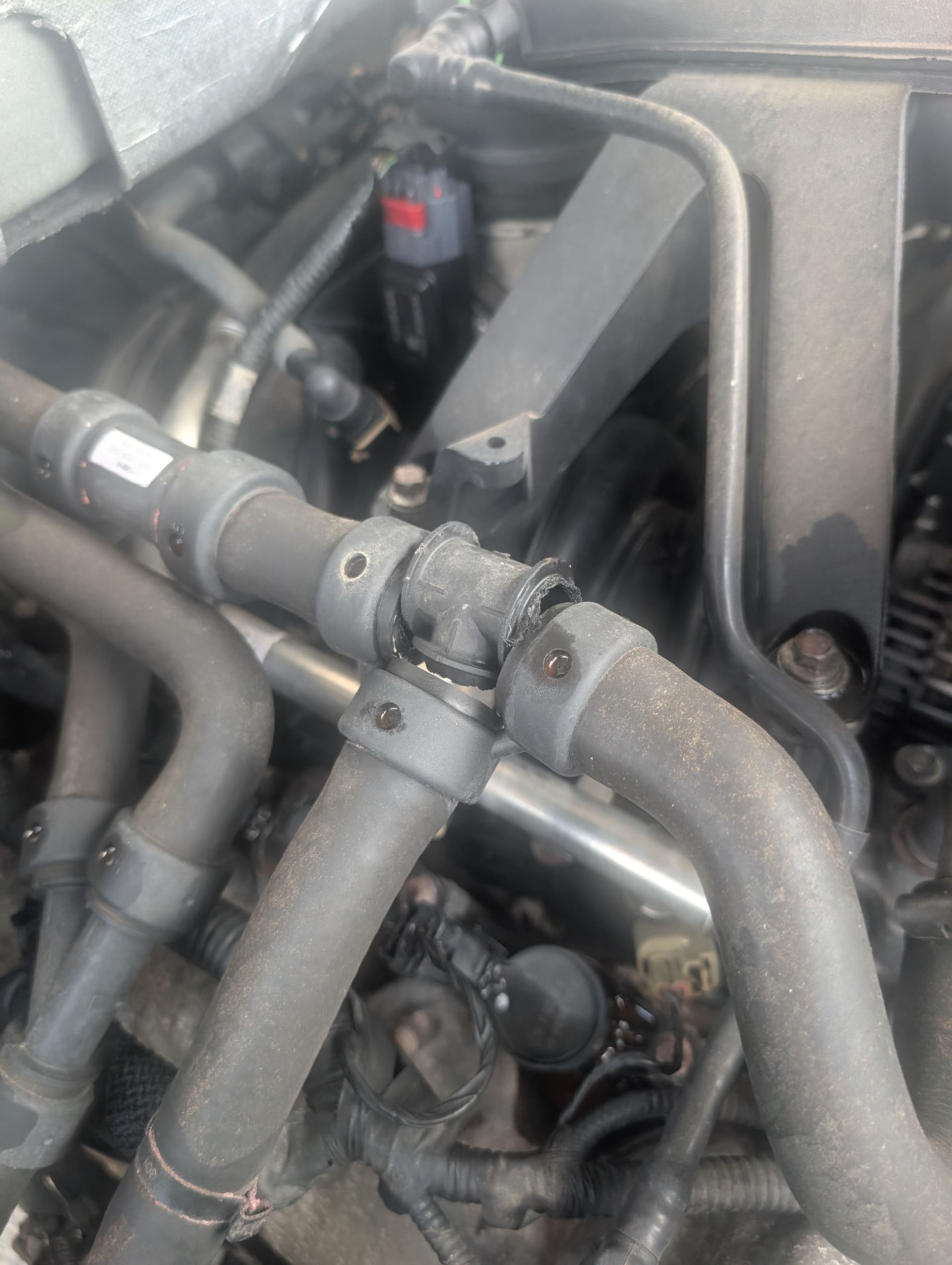 Blown Heater Hose Repair on a Ford Expedition image