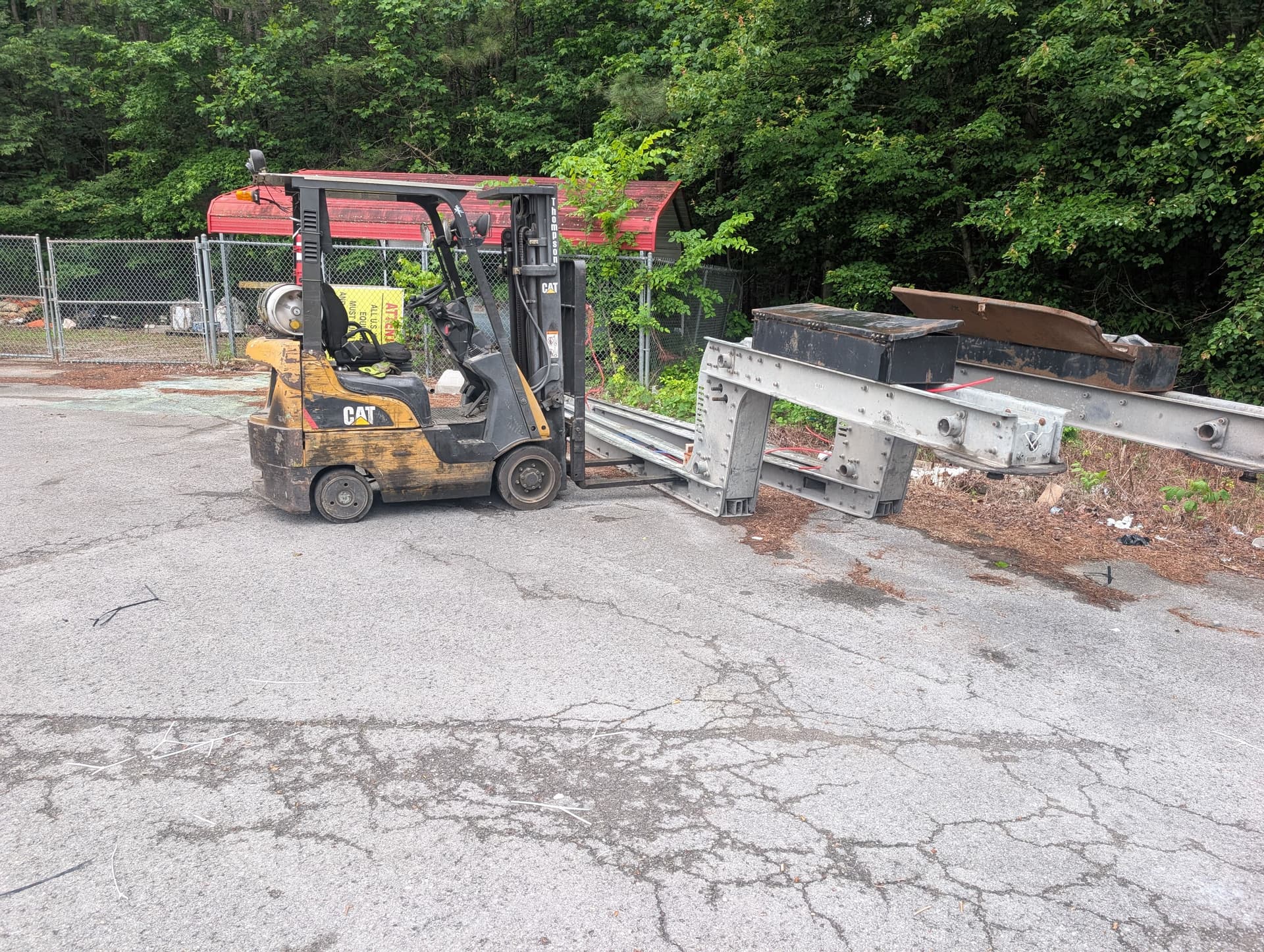 Gallery photos for Heavy Haul Done Right - Loading Semi Trailer Z-Bars with a Forklift: Image #4