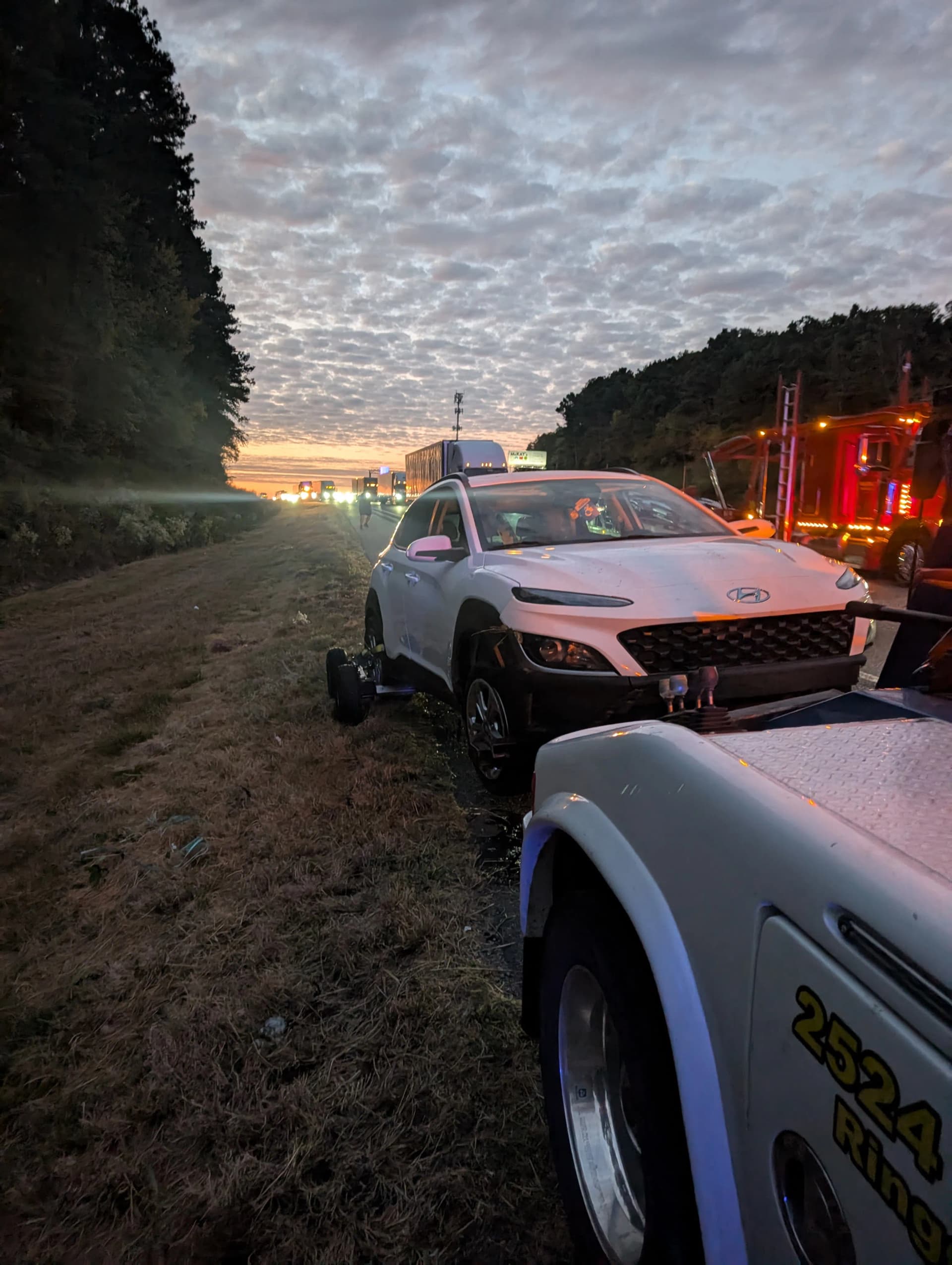 Gallery photos for Car vs. Semi Accident Recovery on I-75: Image #4