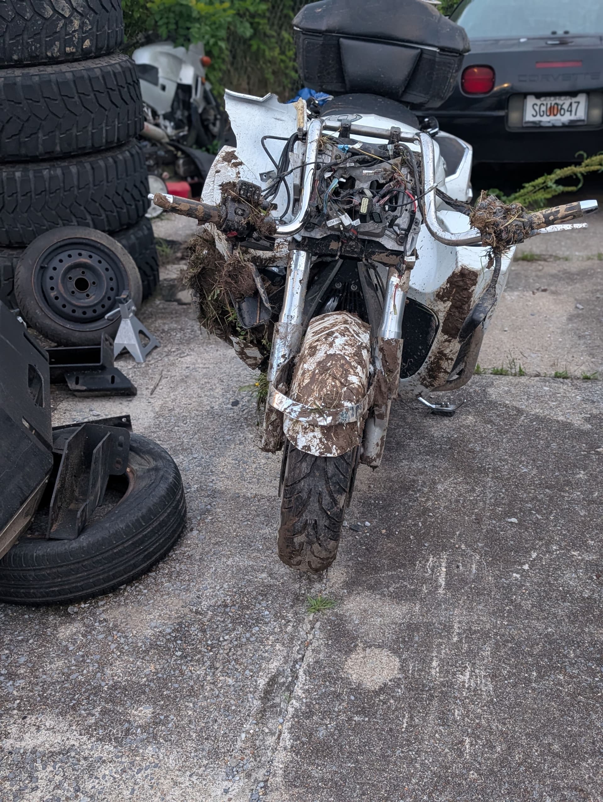 Gallery photos for Motorcycle Accident Recovery - Victory Bagger After a Serious Crash: Image #5