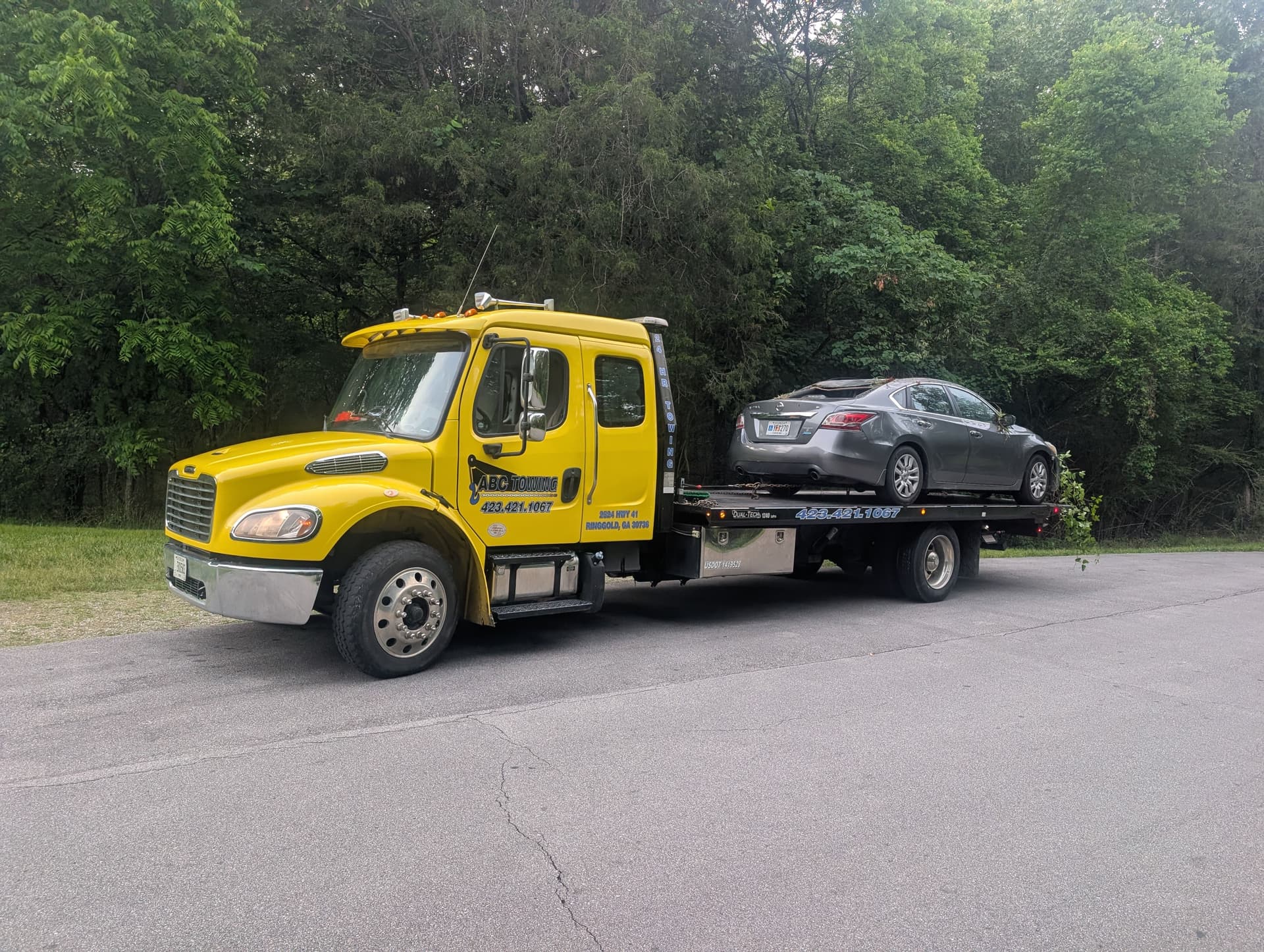 Gallery photos for Rollover Recovery and Tow After a Serious Crash in Ringgold: Image #4