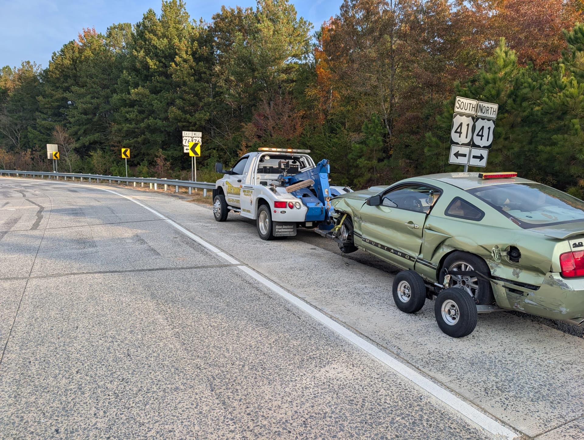 Gallery photos for Accident Recovery Towing on I-75 Northbound Ringgold GA: Image #3