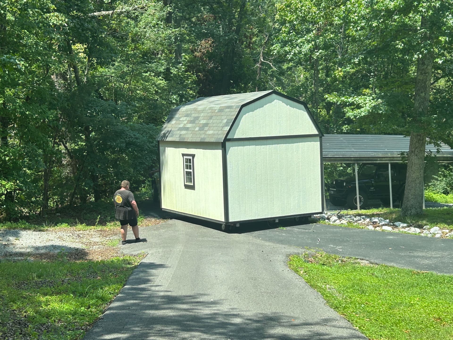 Gallery photos for Shed Relocated and Leveled to Make Room for a Home Addition: Image #6
