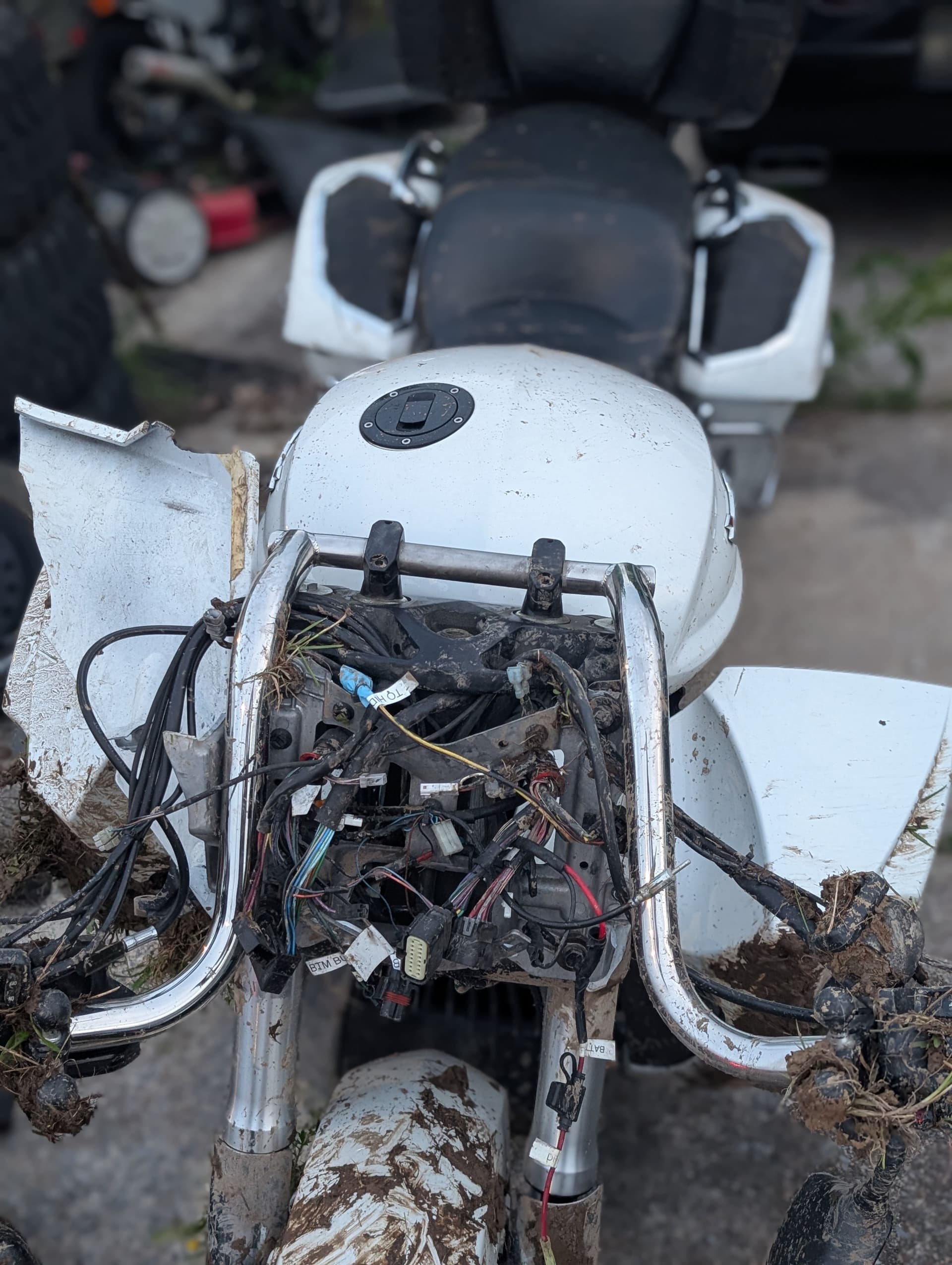 Gallery photos for Motorcycle Accident Recovery - Victory Bagger After a Serious Crash: Image #6