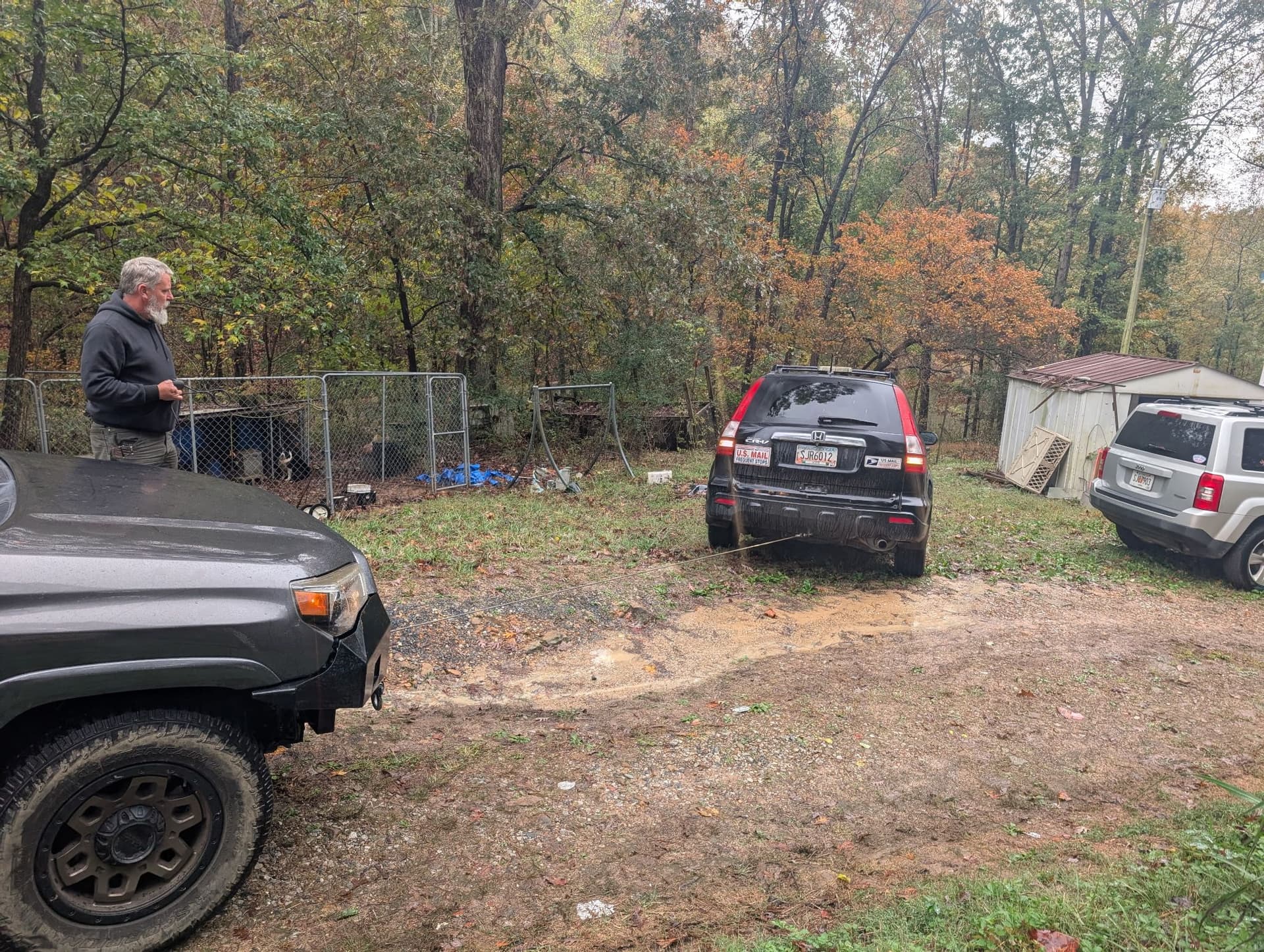 Successful Off-Road Recovery at Catoosa County Post Office