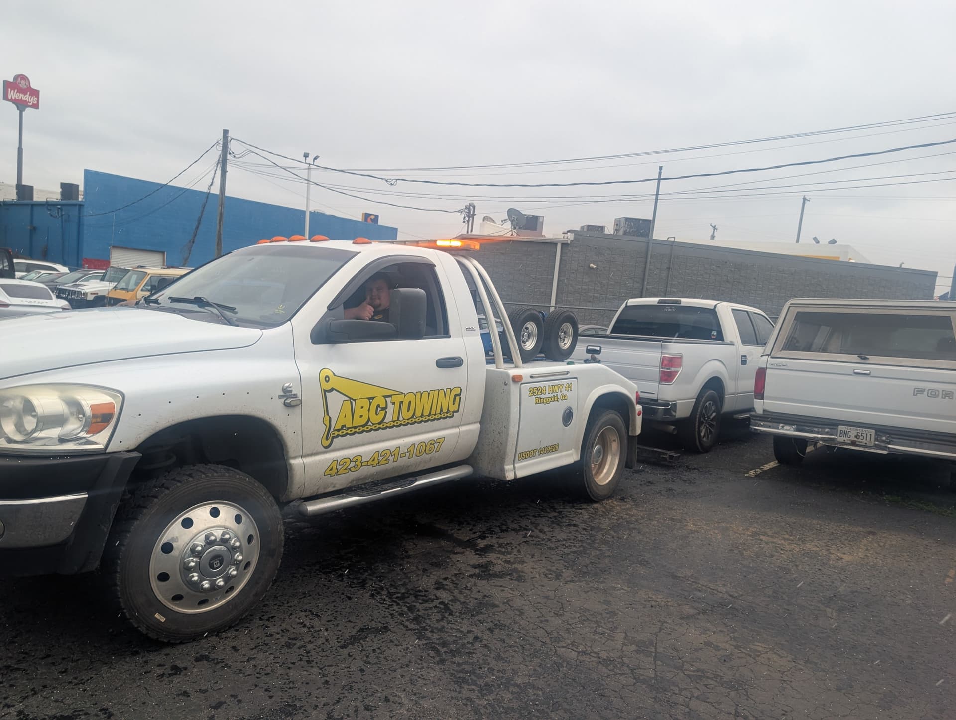 Gallery photos for ABC Towing Rescues Ford F150 in Ringgold GA: Image #2