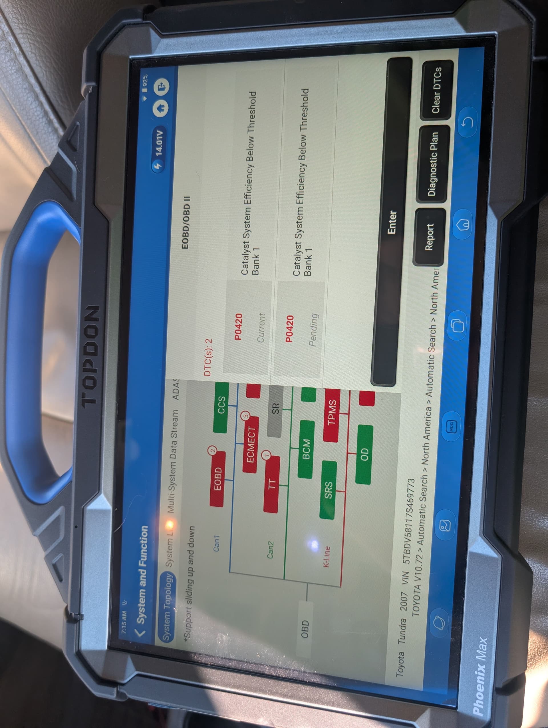 Gallery photos for Fixing Trouble Codes on a 2007 Toyota Tundra 5.7L: Image #1