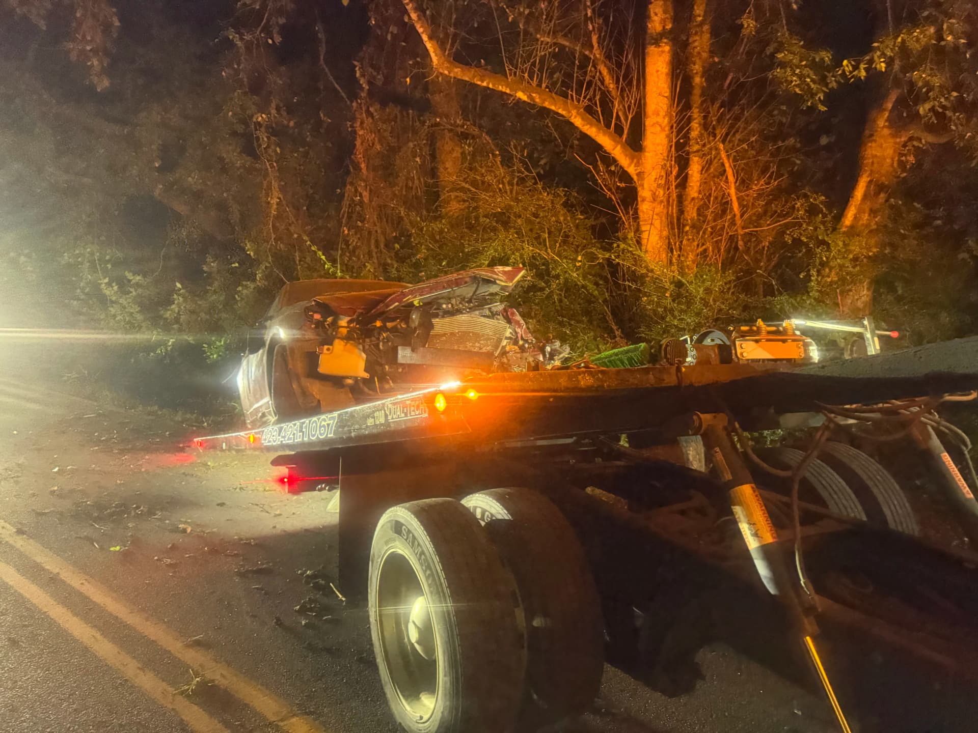 Gallery photos for Late-Night Accident Recovery on Pine Grove Rd: Image #2