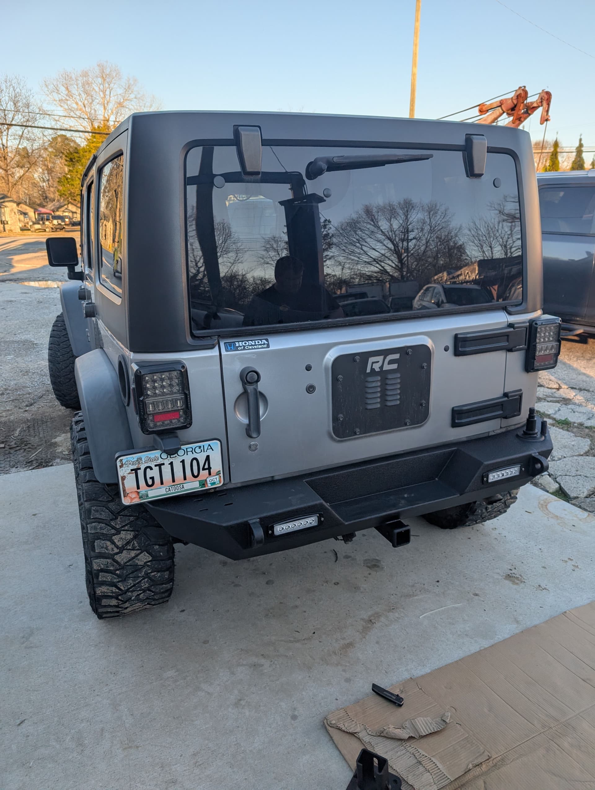 Gallery photos for New Rear Bumper Upgrade on a Jeep Rubicon: Image #3