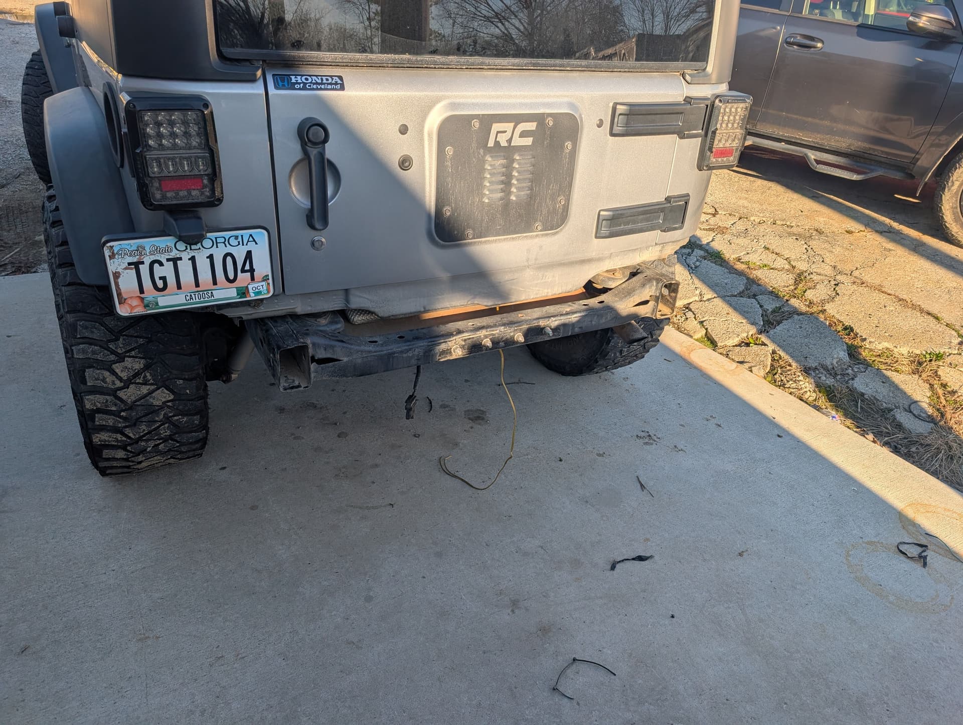 Gallery photos for New Rear Bumper Upgrade on a Jeep Rubicon: Image #1